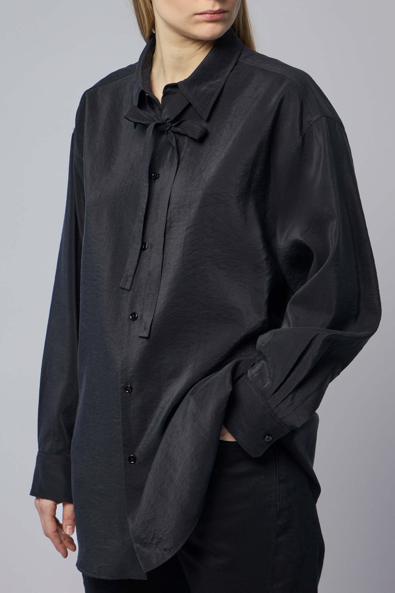 Long Shirt with Tie