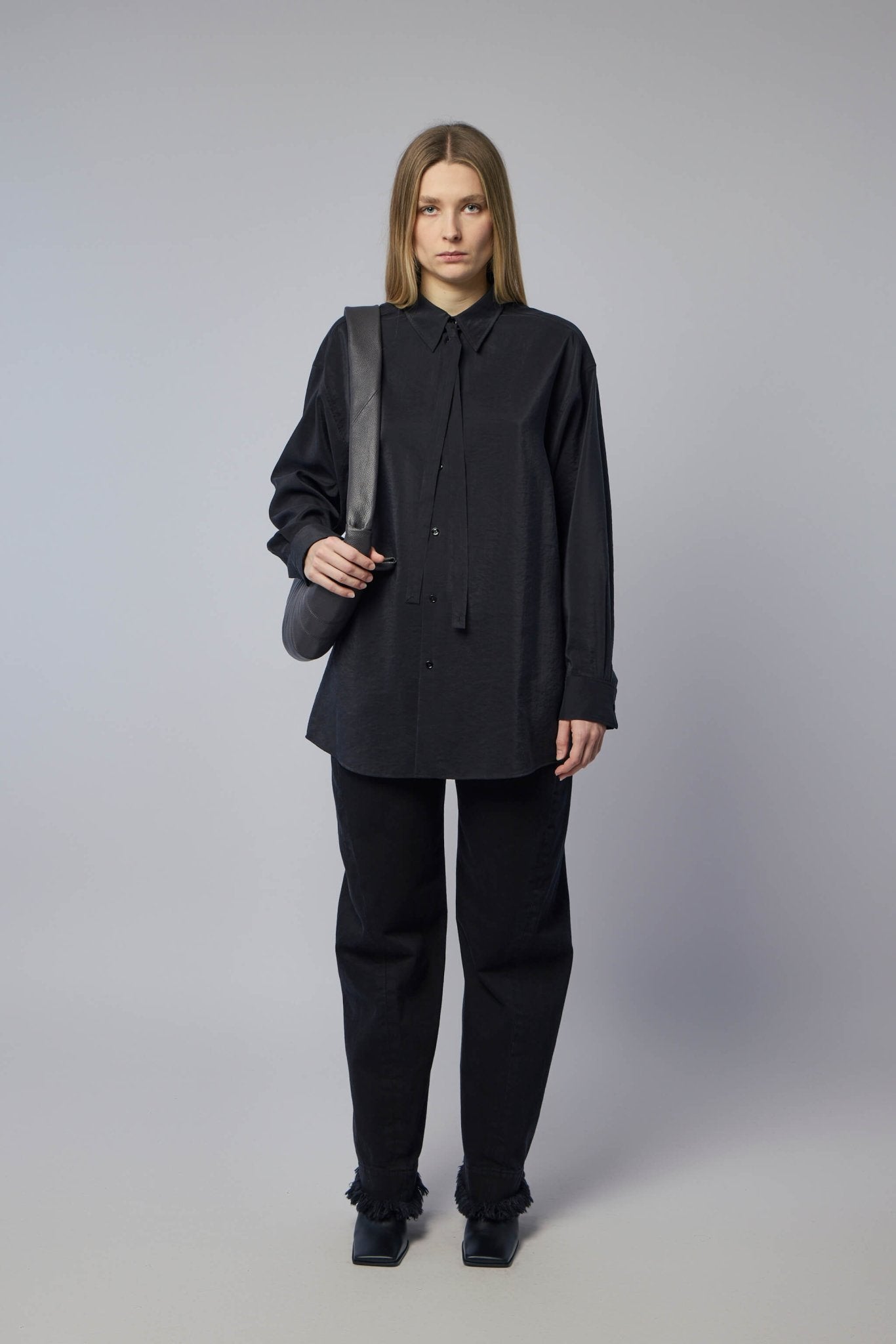 Long Shirt with Tie