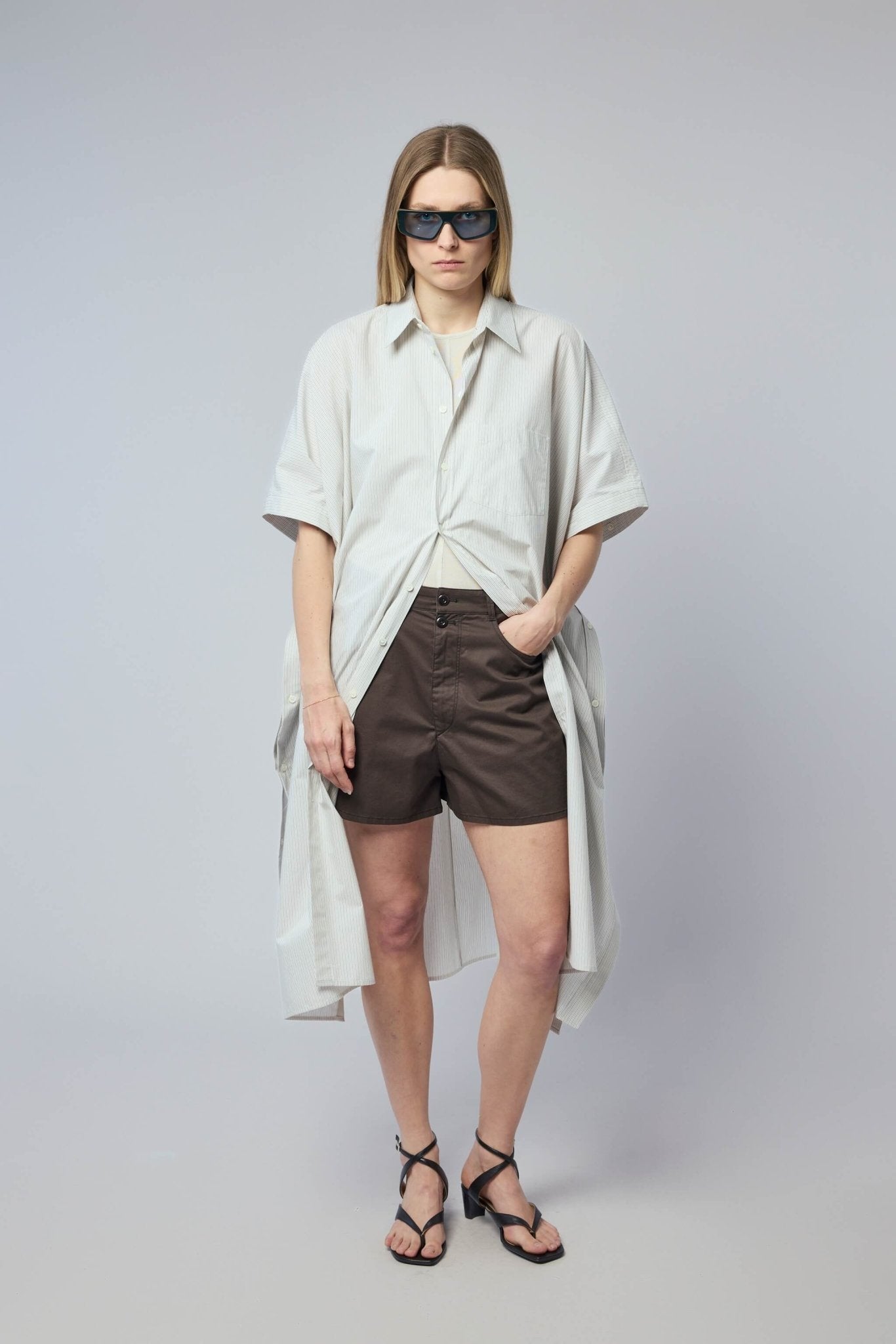Shorts in Cotton Twill