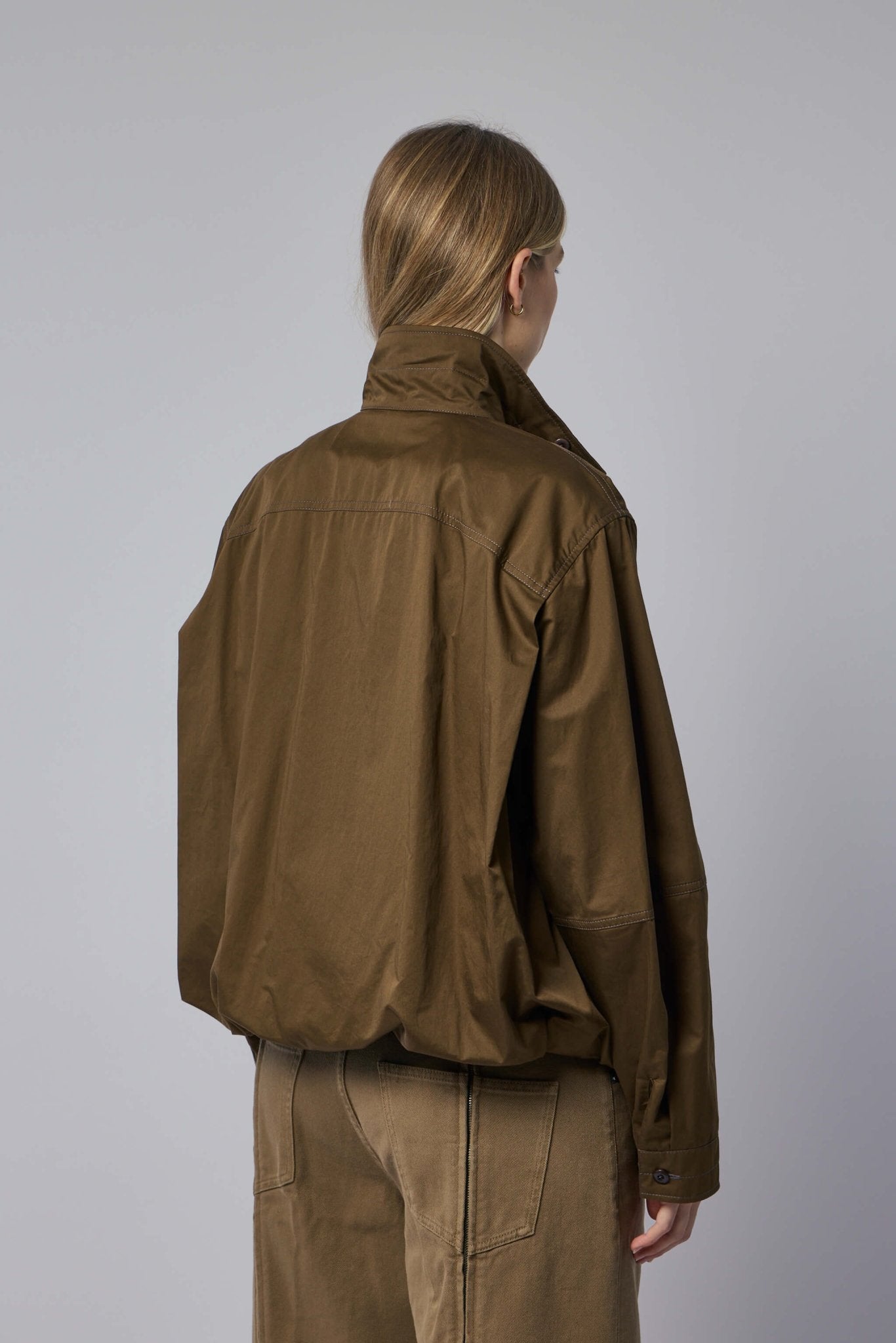 Soft Pleated Blouson
