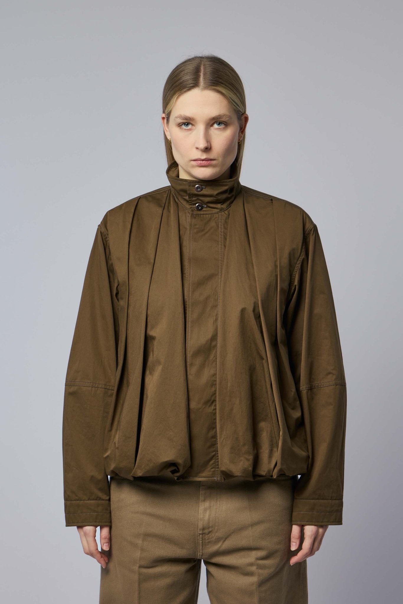 Soft Pleated Blouson