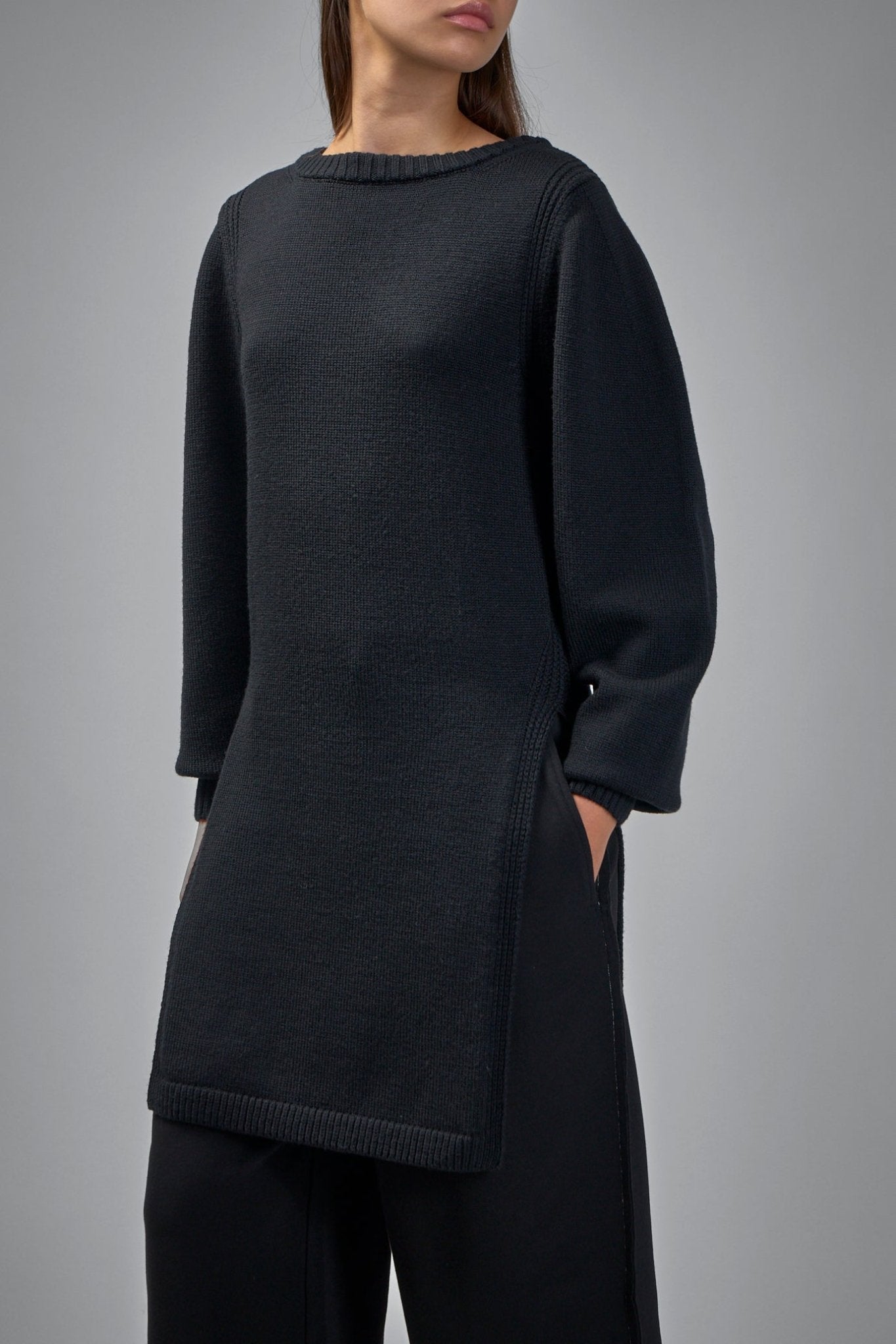 Sweater with Slits