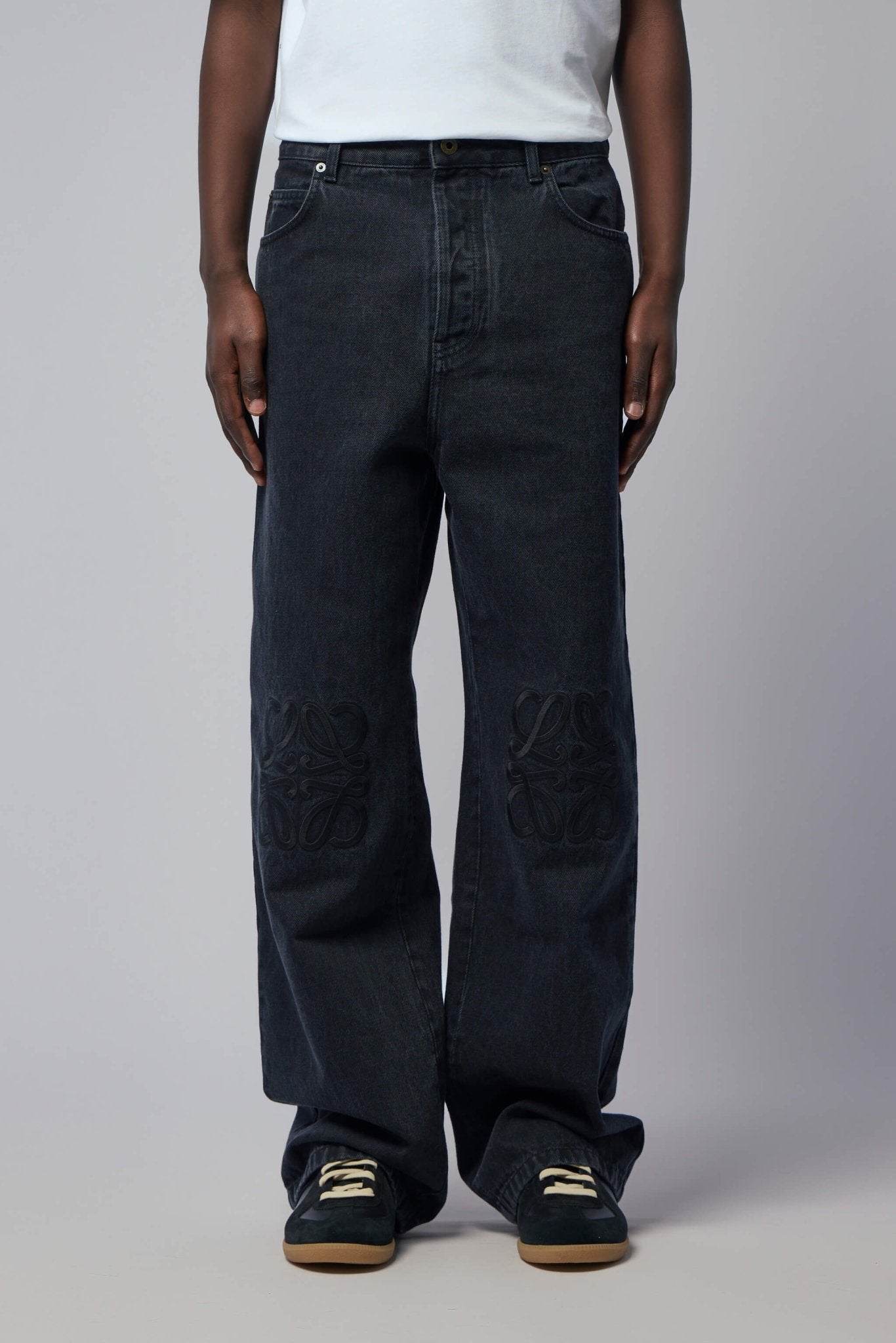 Anagram Baggy Jeans in Denim