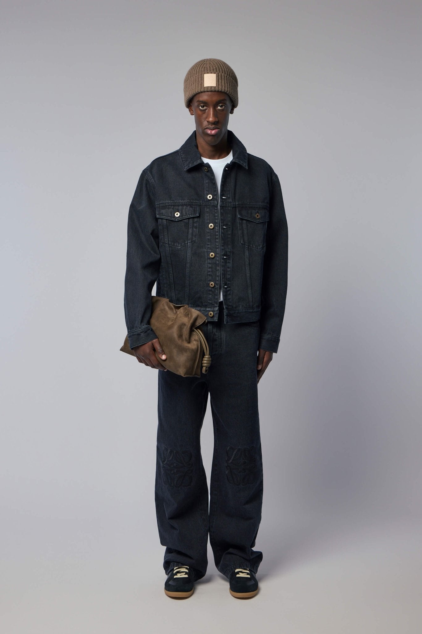 Anagram Baggy Jeans in Denim