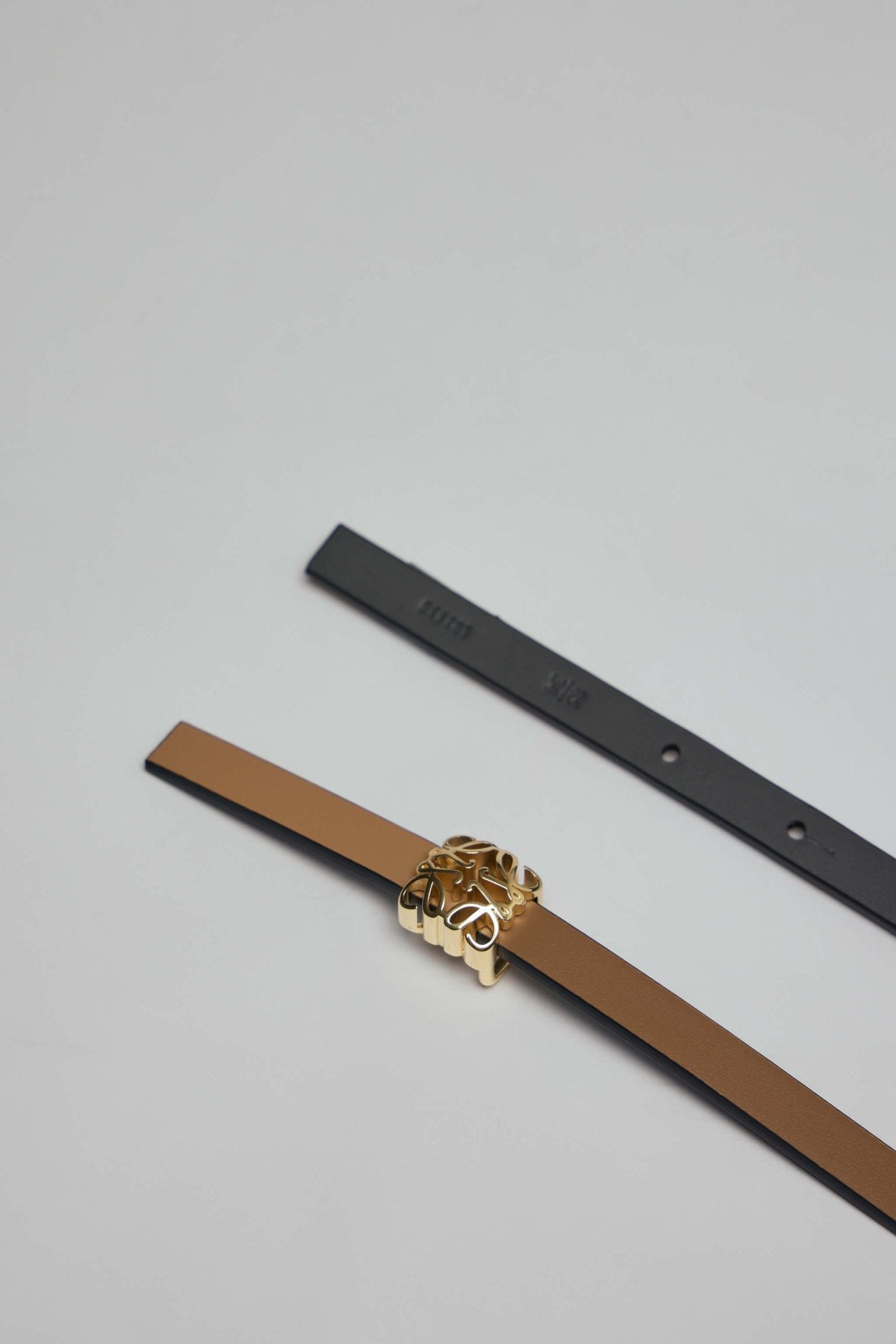 Reversible Anagram Bombé Belt