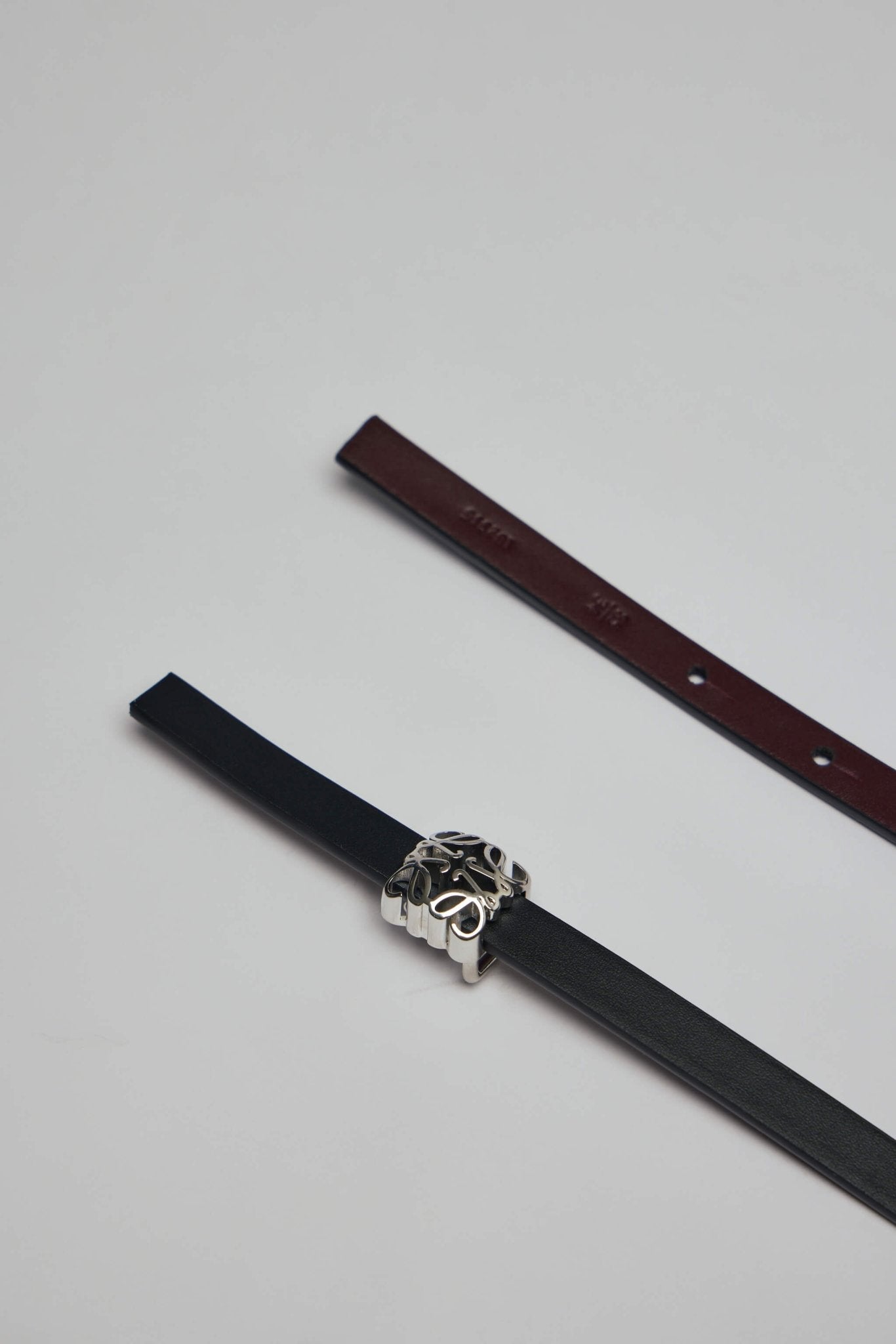 Reversible Anagram Bombé Belt