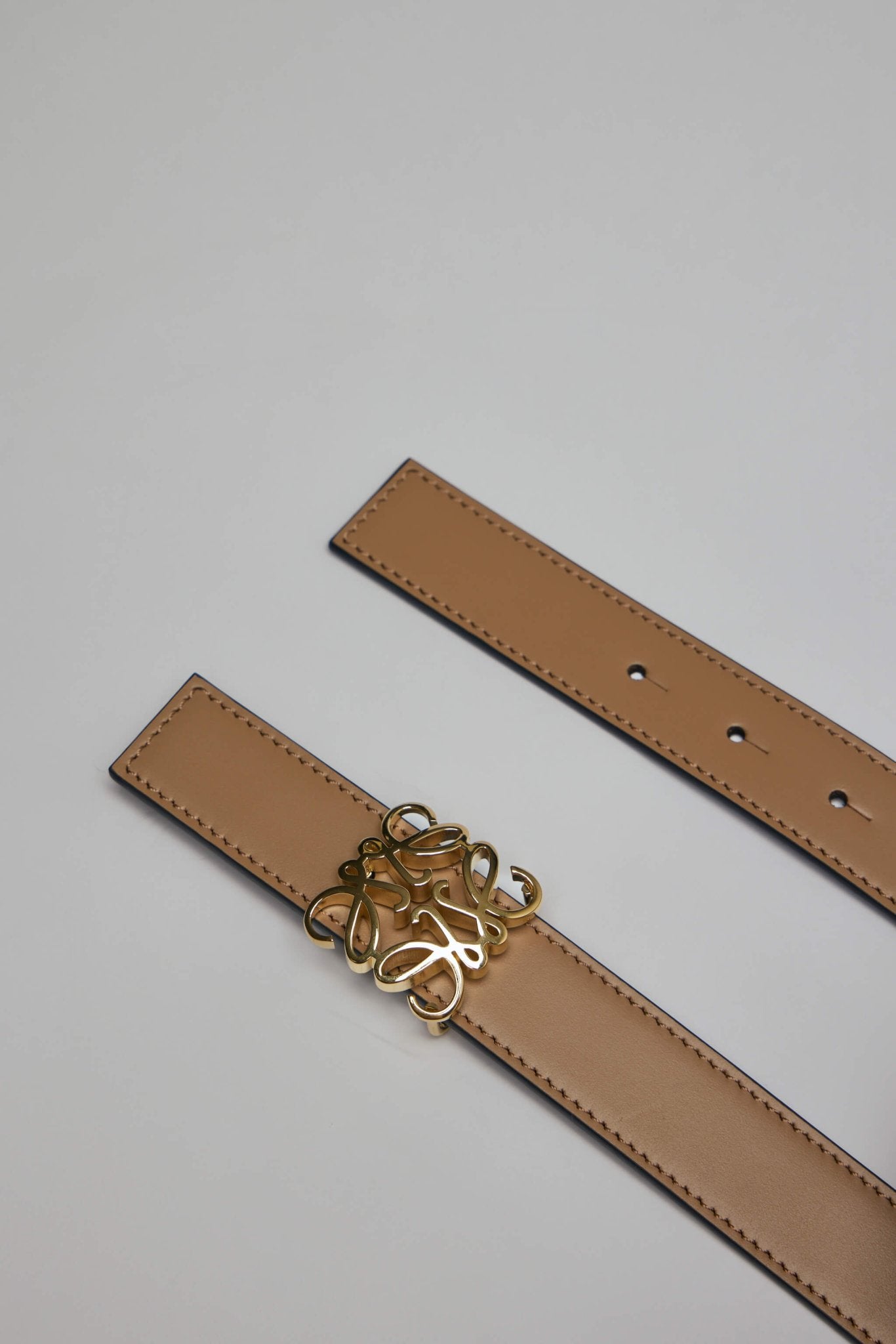 Reversible Anagram Bombé Belt