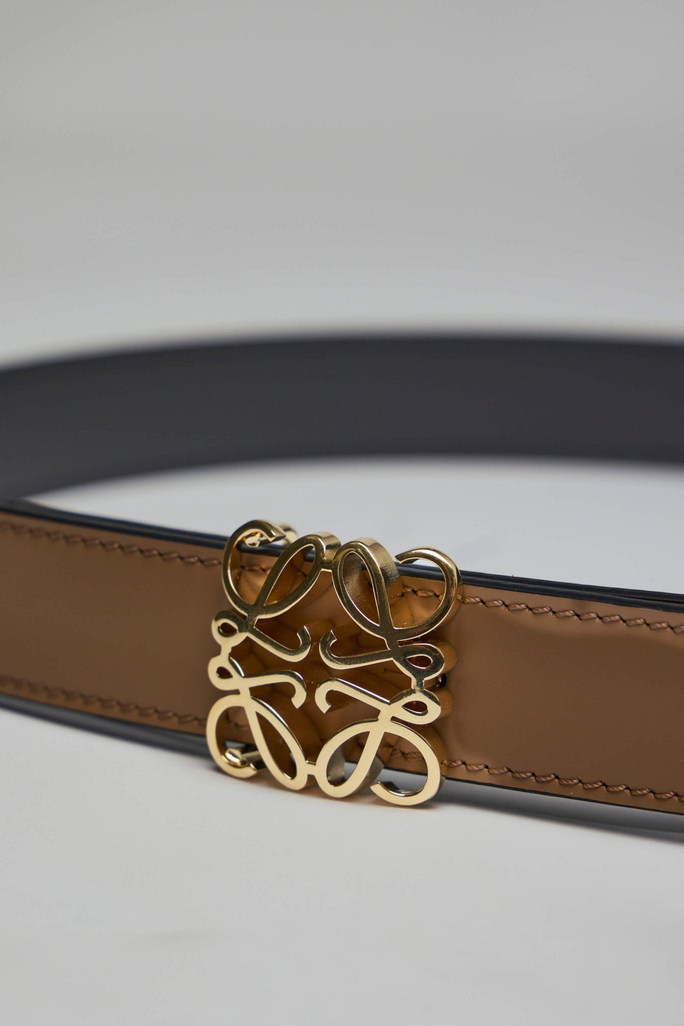 Reversible Anagram Bombé Belt
