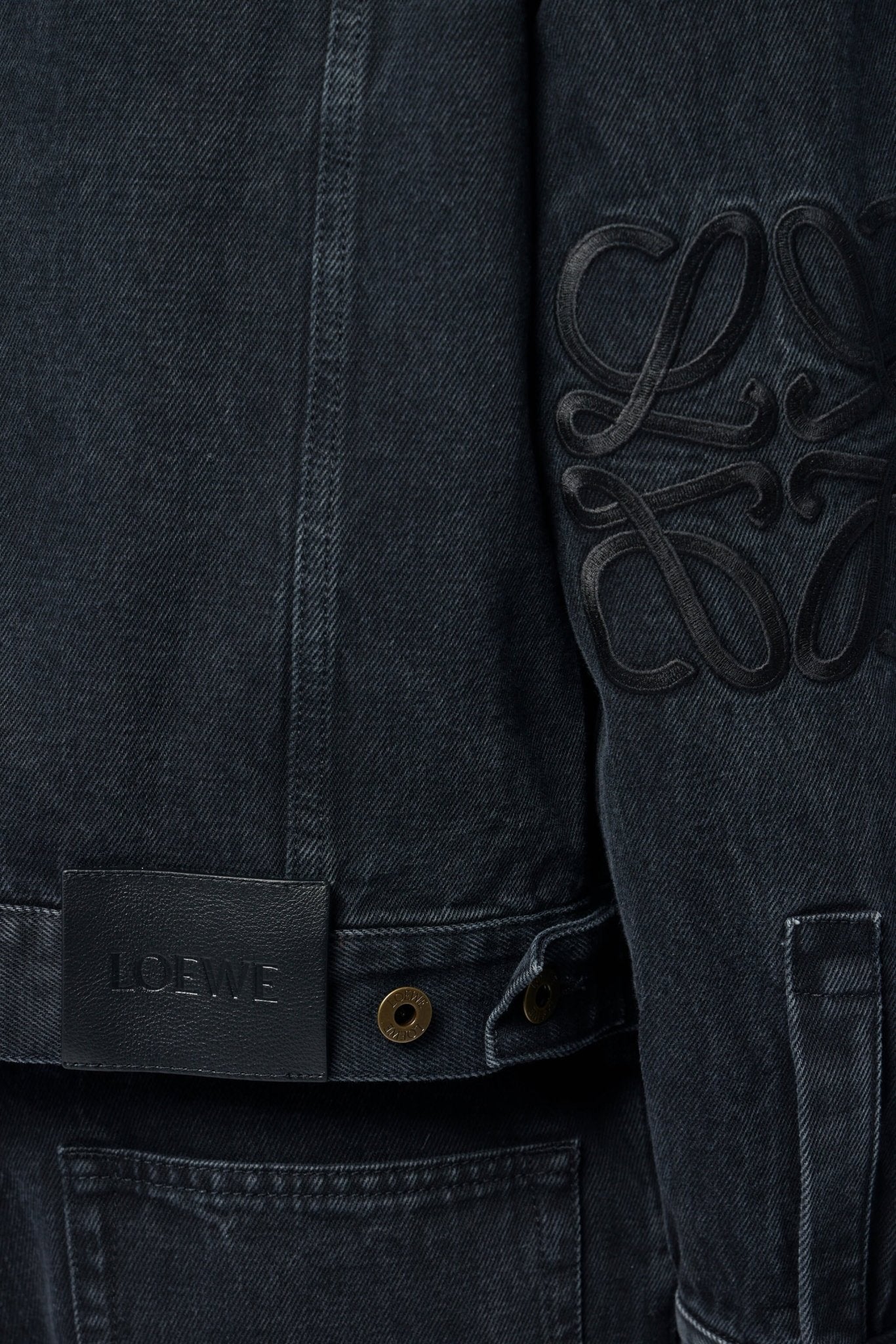Anagram Jacket in Denim