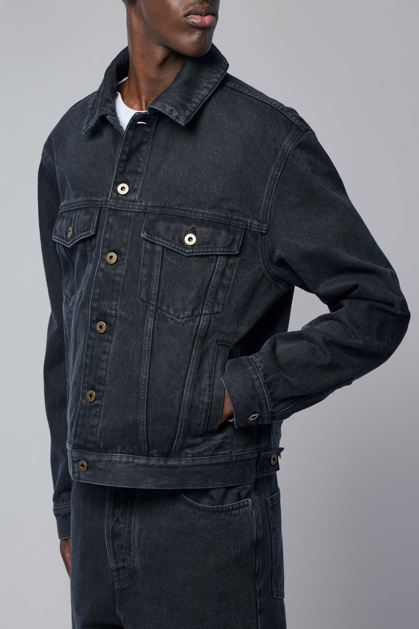 Anagram Jacket in Denim