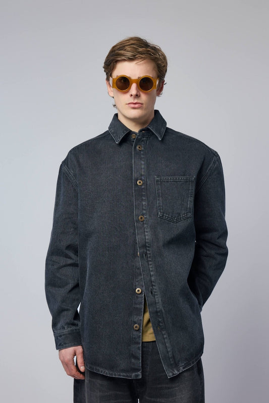 Anagram Overshirt in Denim