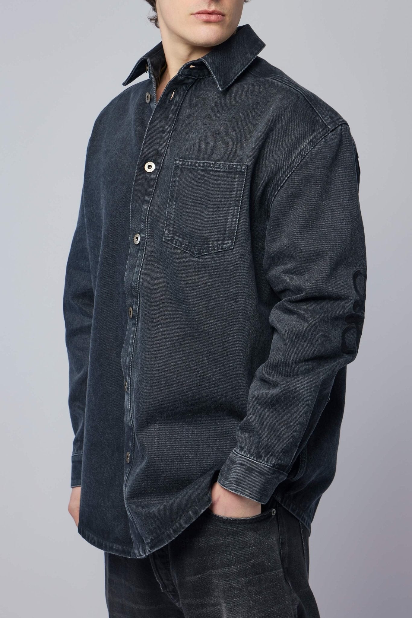 Anagram Overshirt in Denim