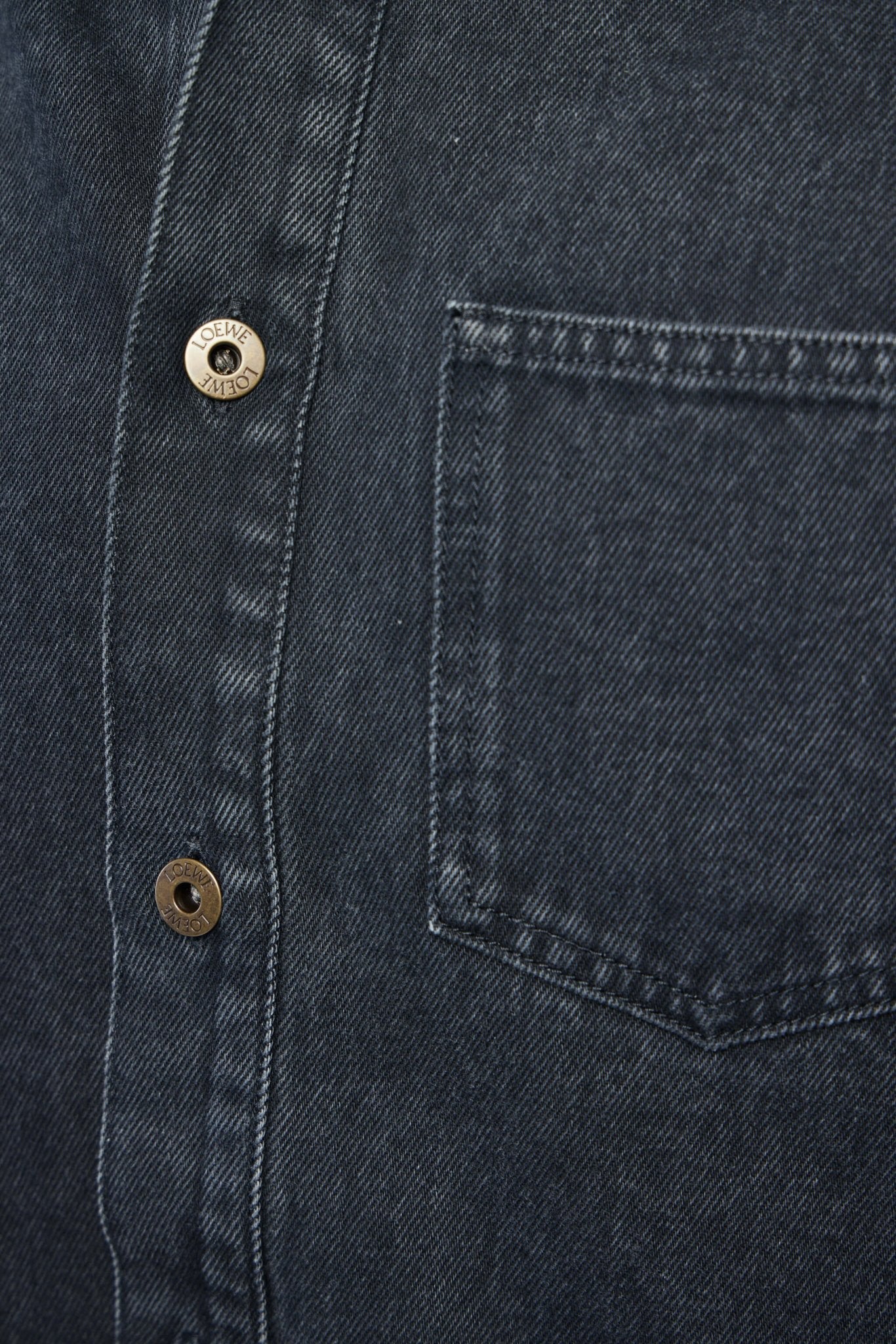 Anagram Overshirt in Denim