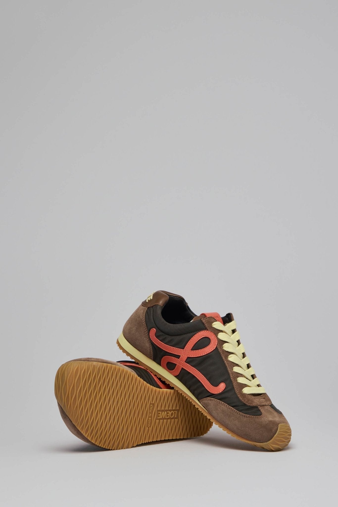 Ballet Runner 2.0 in Nylon and Calfskin