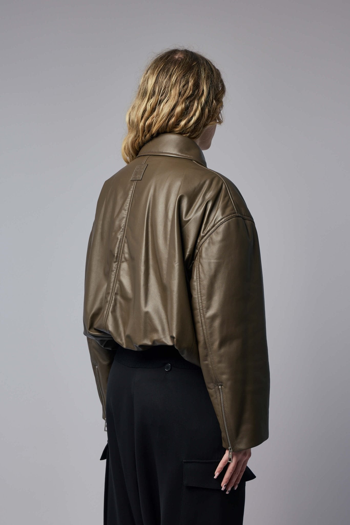 Biker Jacket in Nappa Lambskin