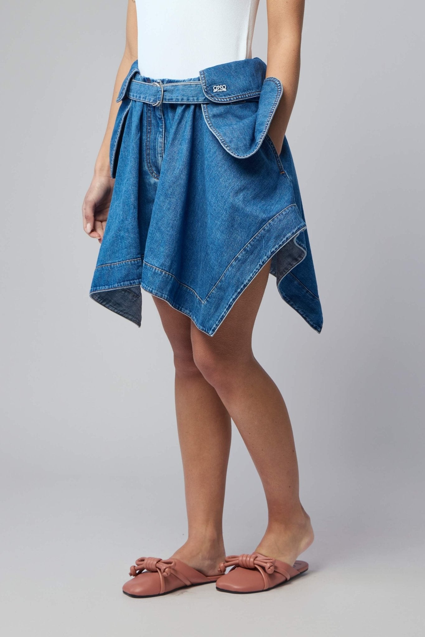 Cargo Skirt in Denim