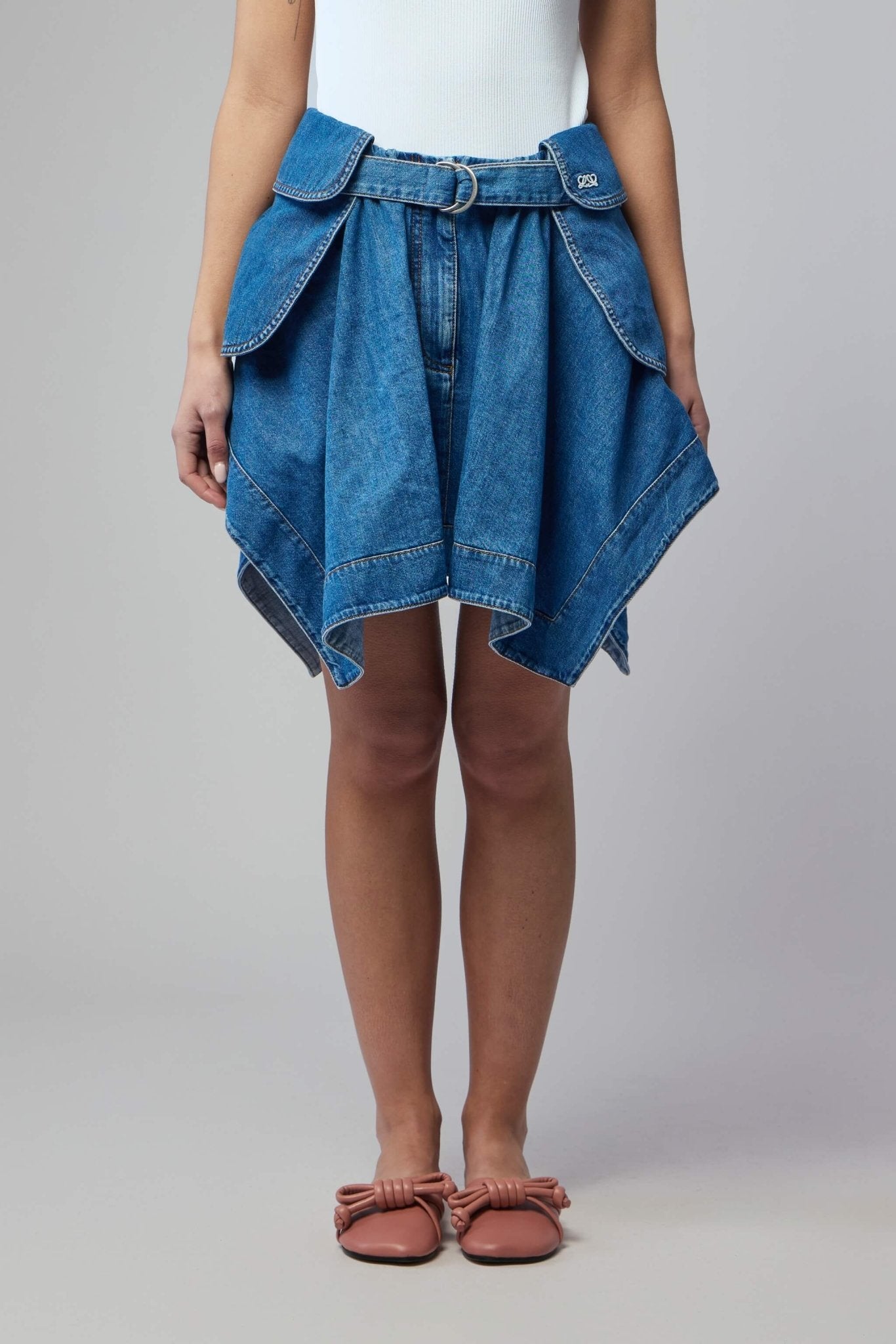 Cargo Skirt in Denim