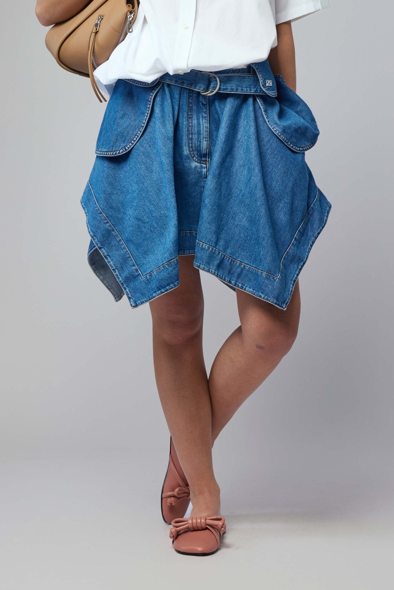 Cargo Skirt in Denim