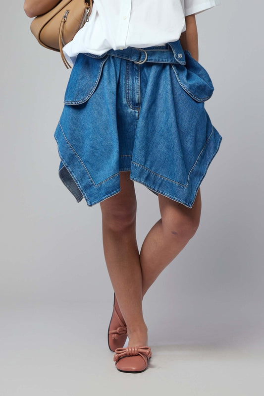 Cargo Skirt in Denim
