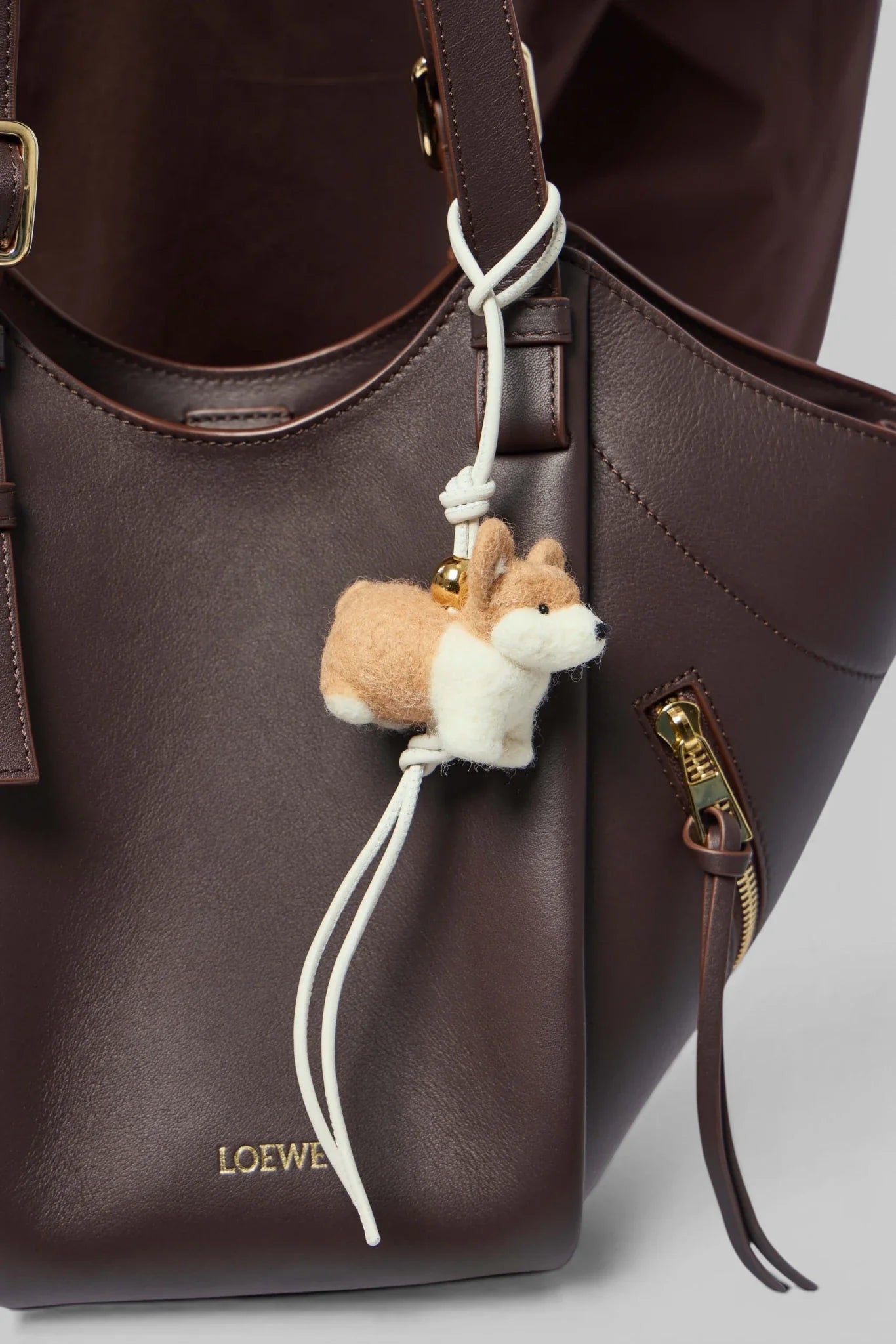 Corgi Felt Charm