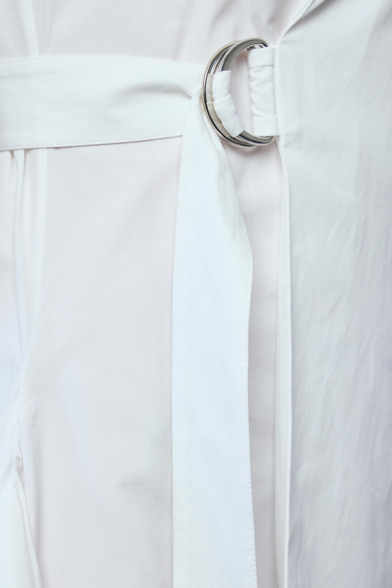 Draped Dress in Cotton