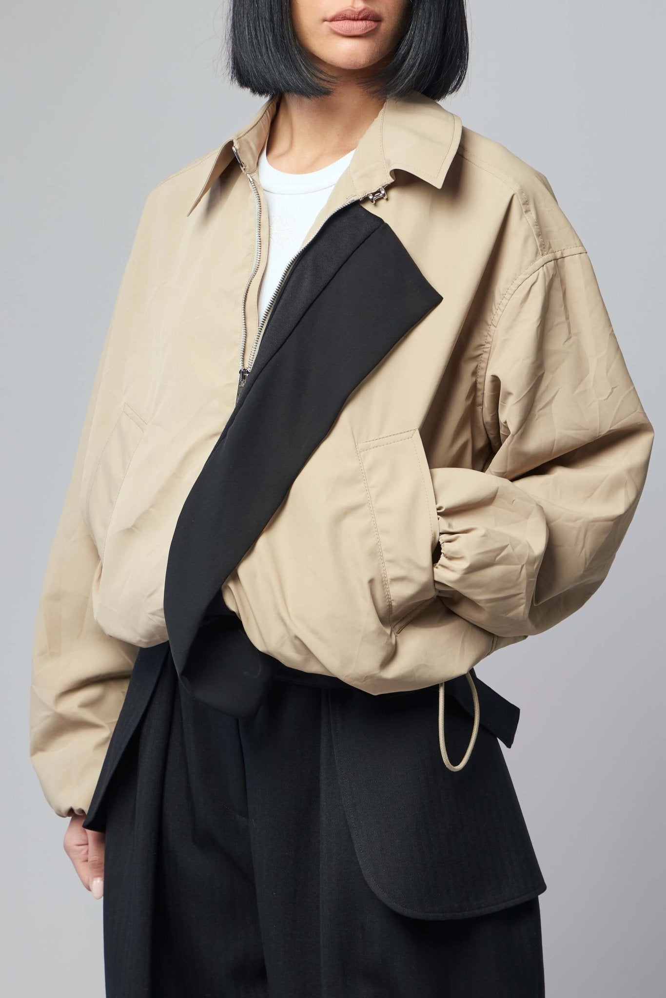 Polyester Bomber Jacket