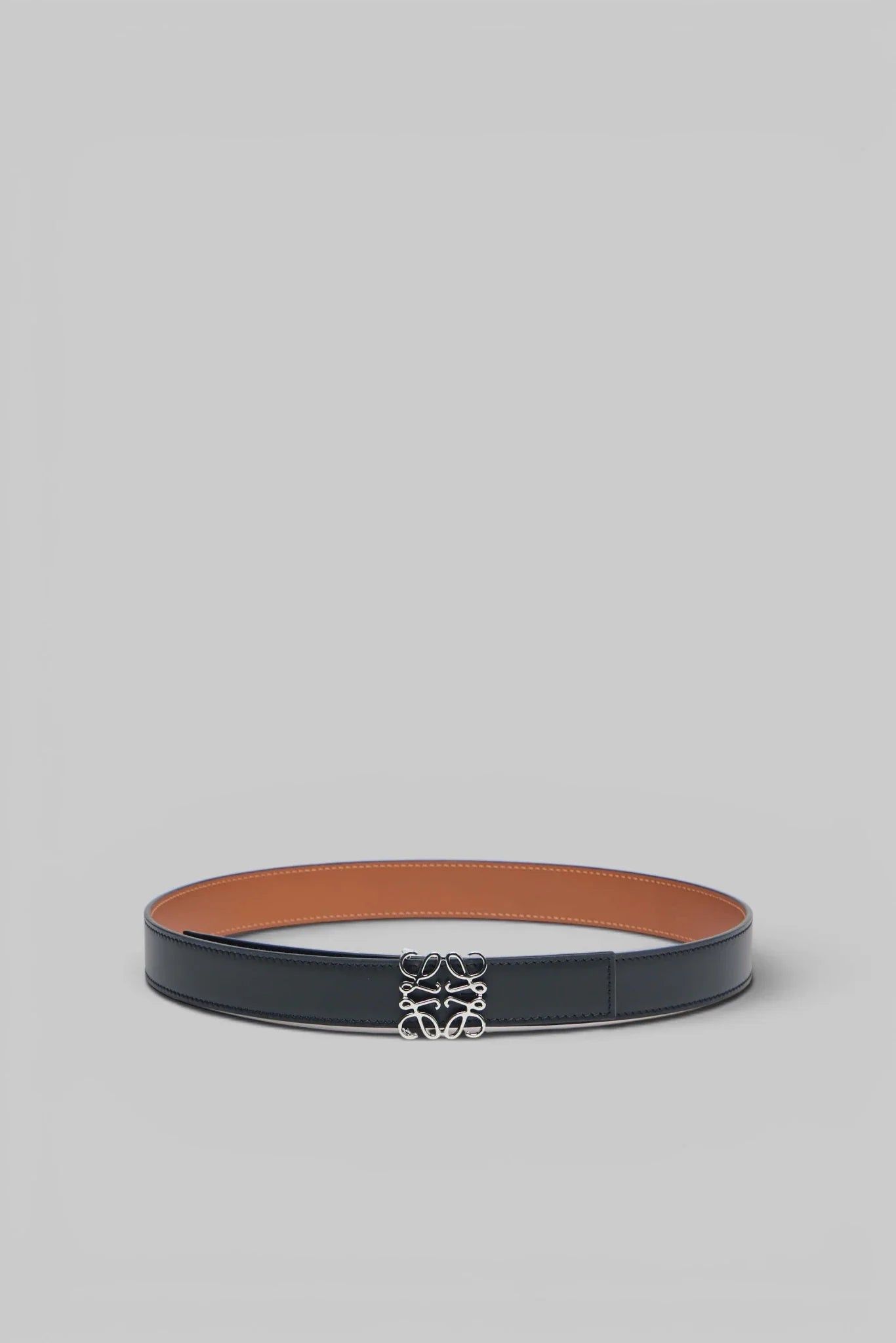 Reversible Anagram Belt In Smooth Calfskin