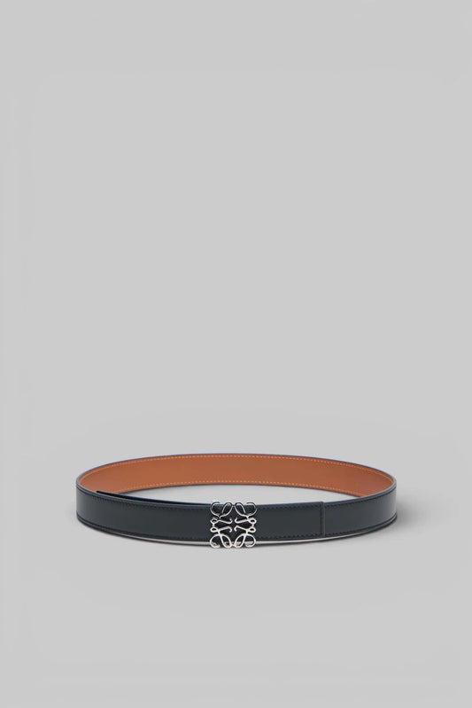 Reversible Anagram Belt In Smooth Calfskin