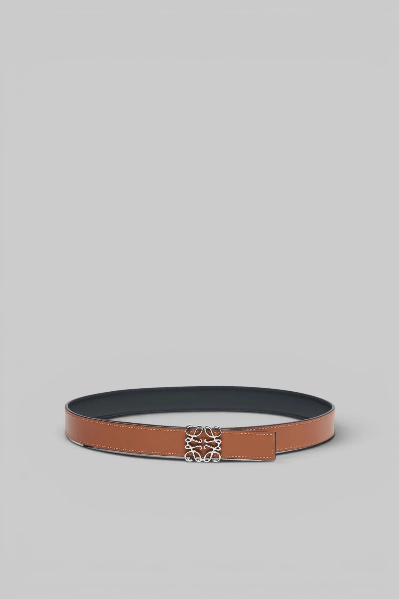 Reversible Anagram Belt In Smooth Calfskin