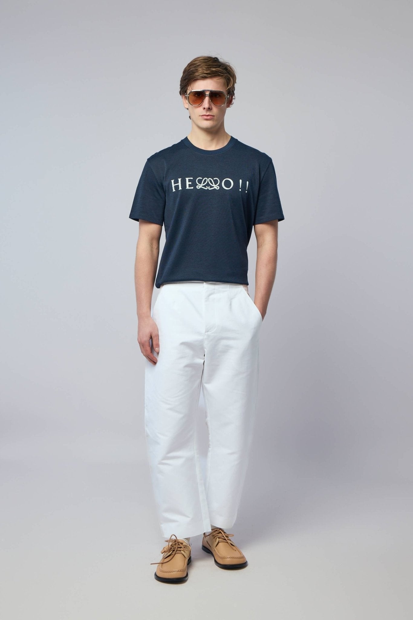 Regular Fit T-shirt in Cotton Blend