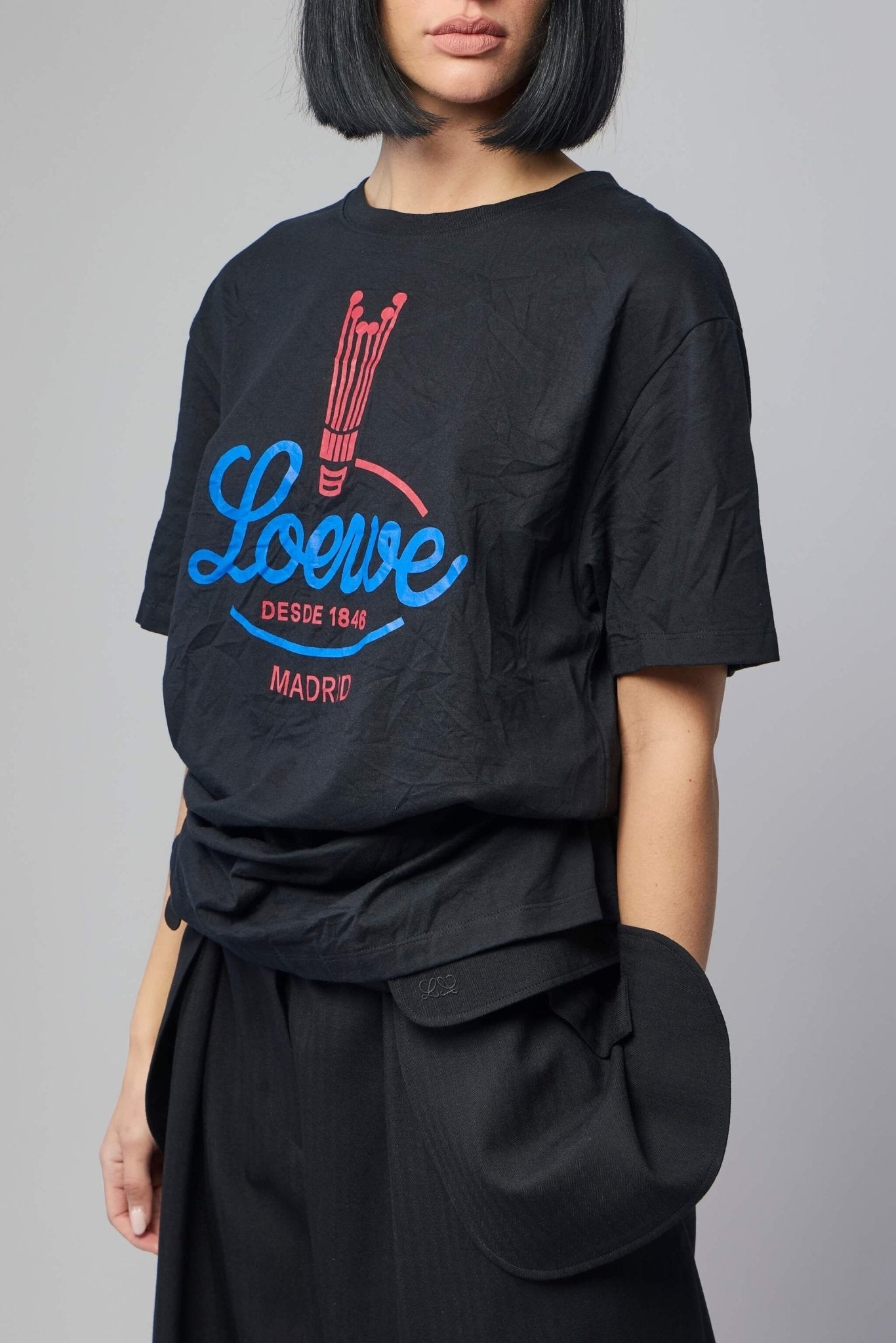 T-shirt in Cotton Blend