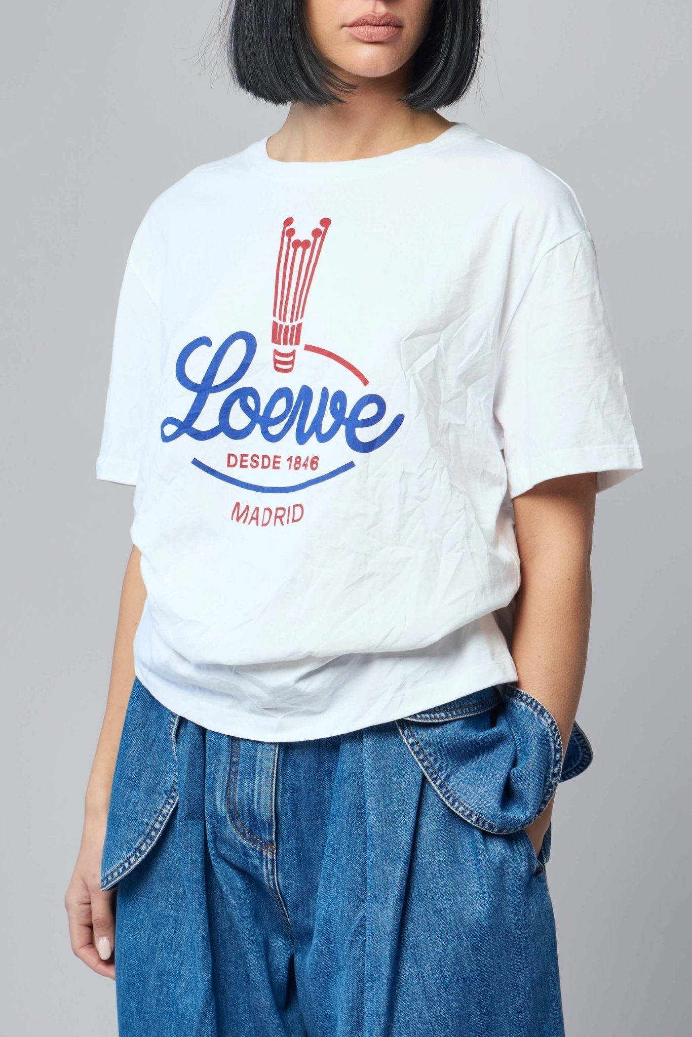 T-shirt in Cotton Blend