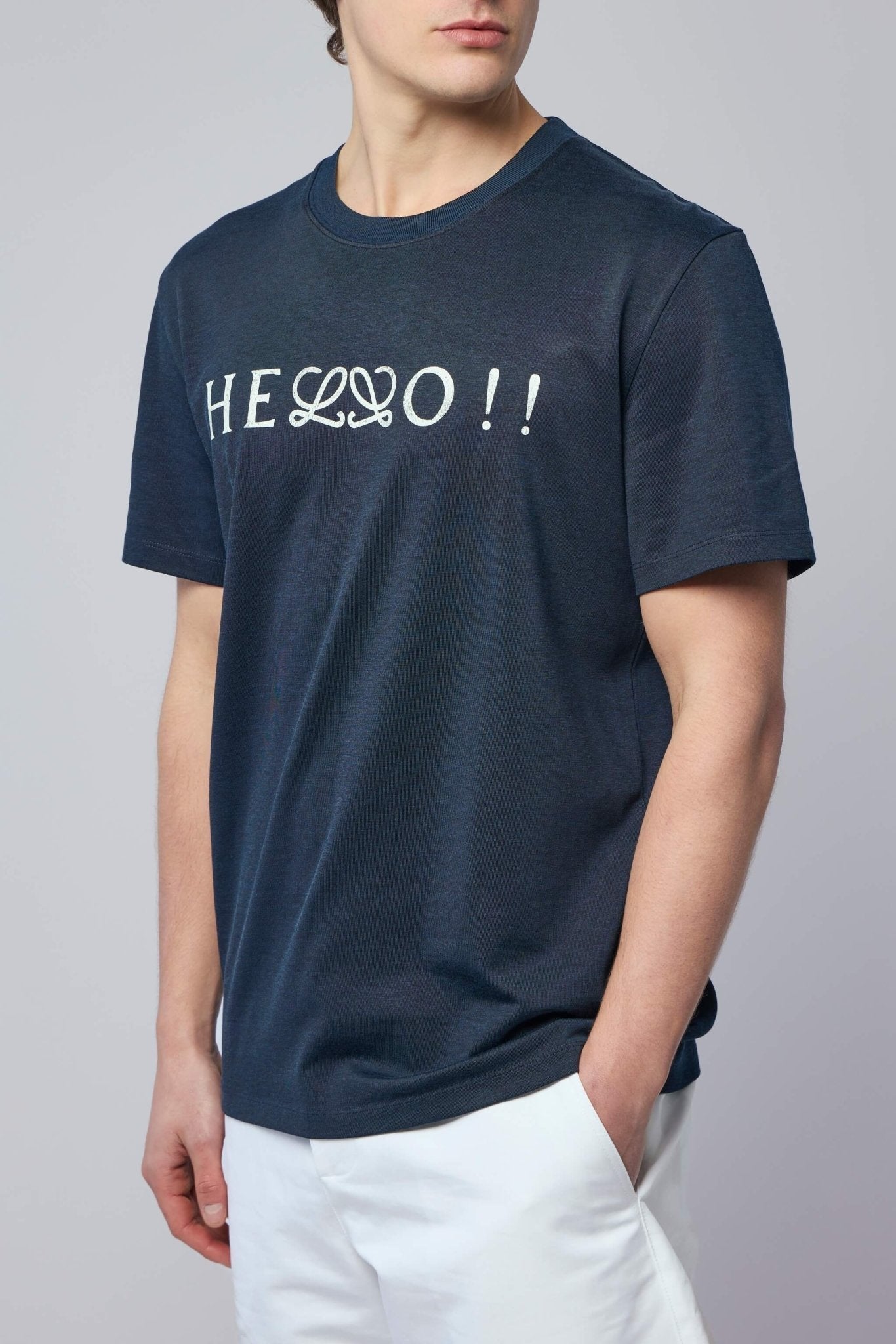 Regular Fit T-shirt in Cotton Blend