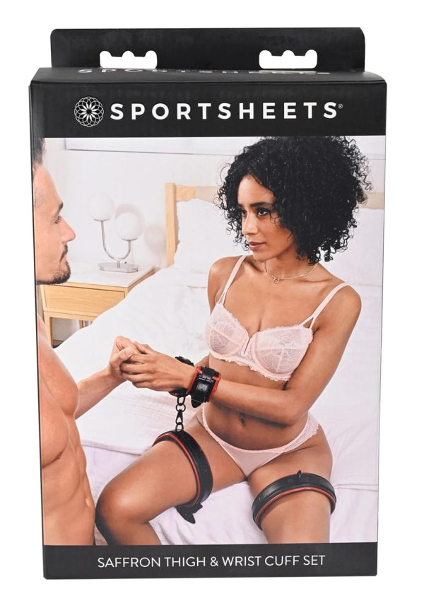 Saffron Thigh & Wrist Cuff Set