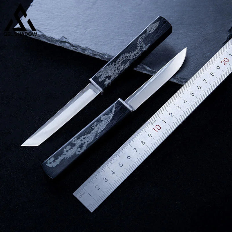 M390 Dragon and Phoenix Two Kitchen Knifes Gift Set-GS124