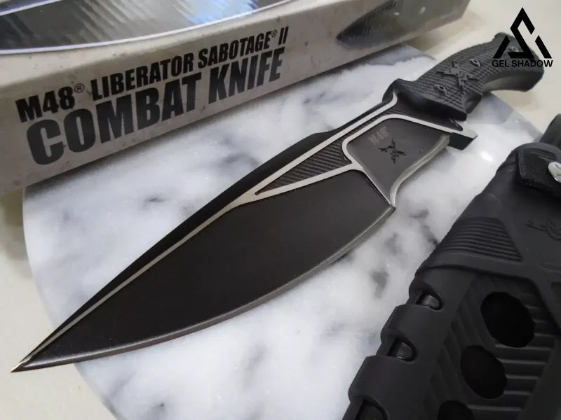 M48 Liberator Combat Fixed Blade Knife 10mm Full Tang Bowie UC3337 G10 13.80" OA-GS80