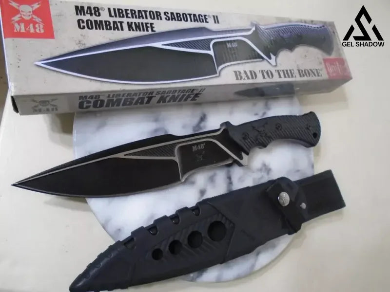 M48 Liberator Combat Fixed Blade Knife 10mm Full Tang Bowie UC3337 G10 13.80" OA-GS80