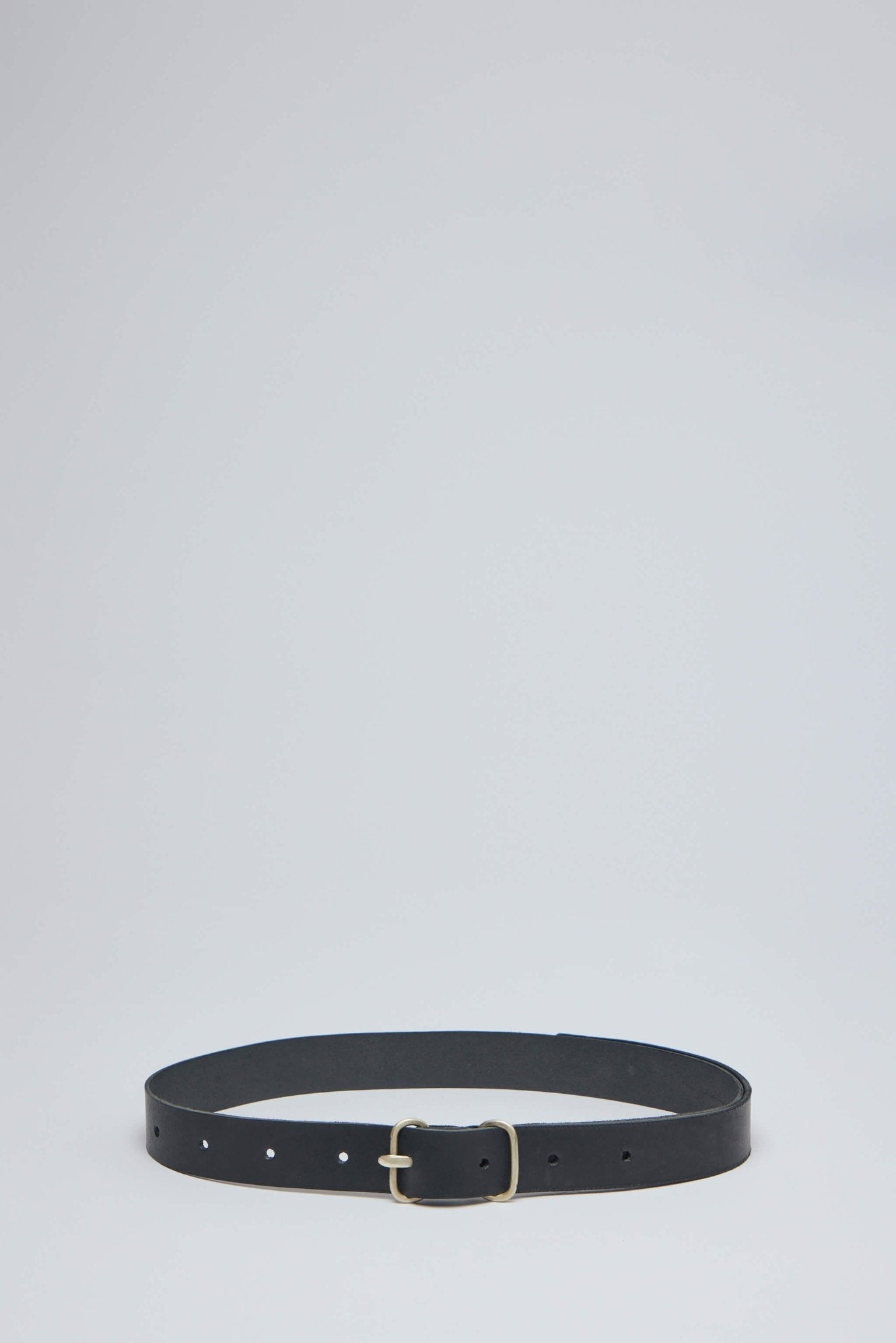 Double Oval Buckle Wide Belt