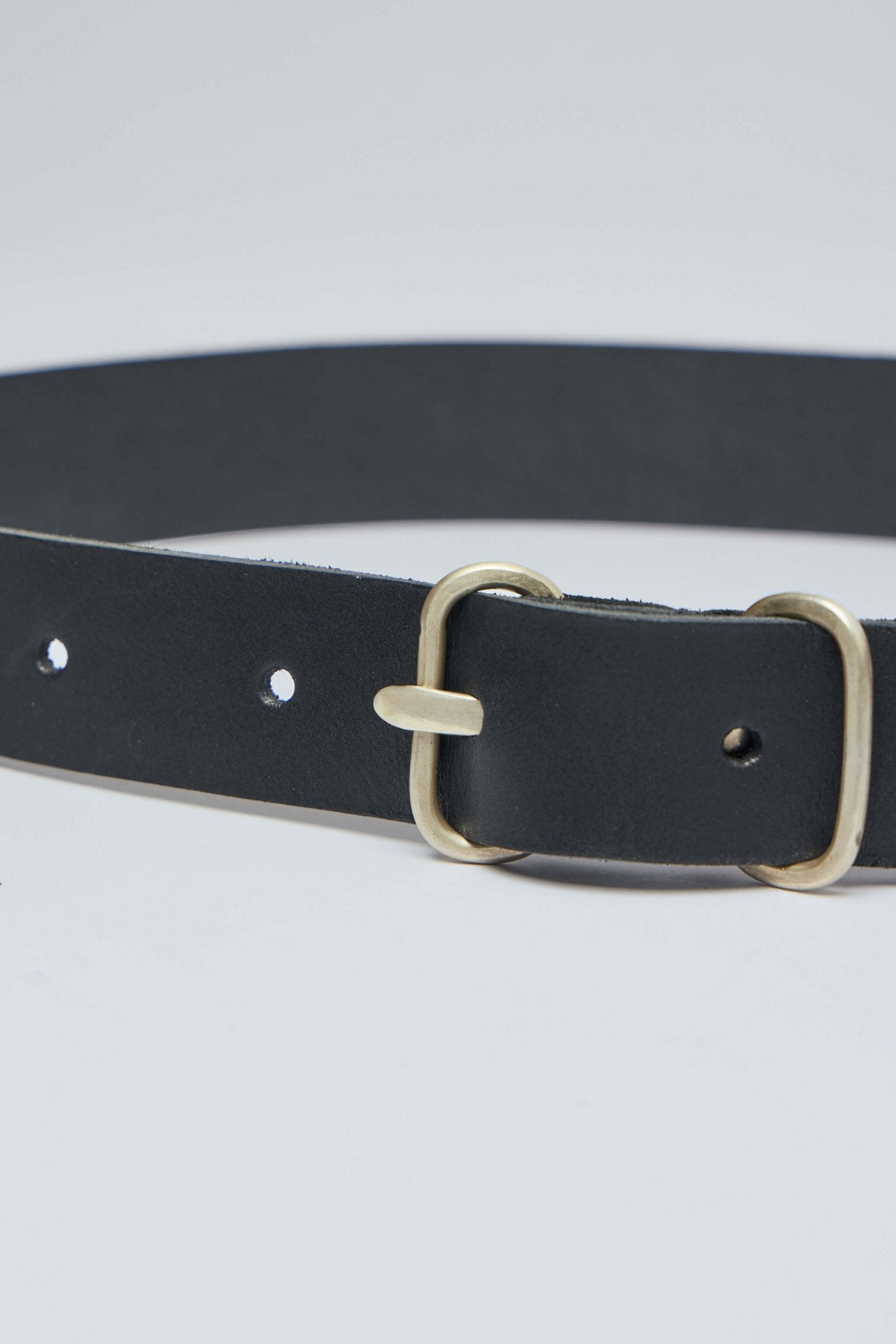 Double Oval Buckle Wide Belt