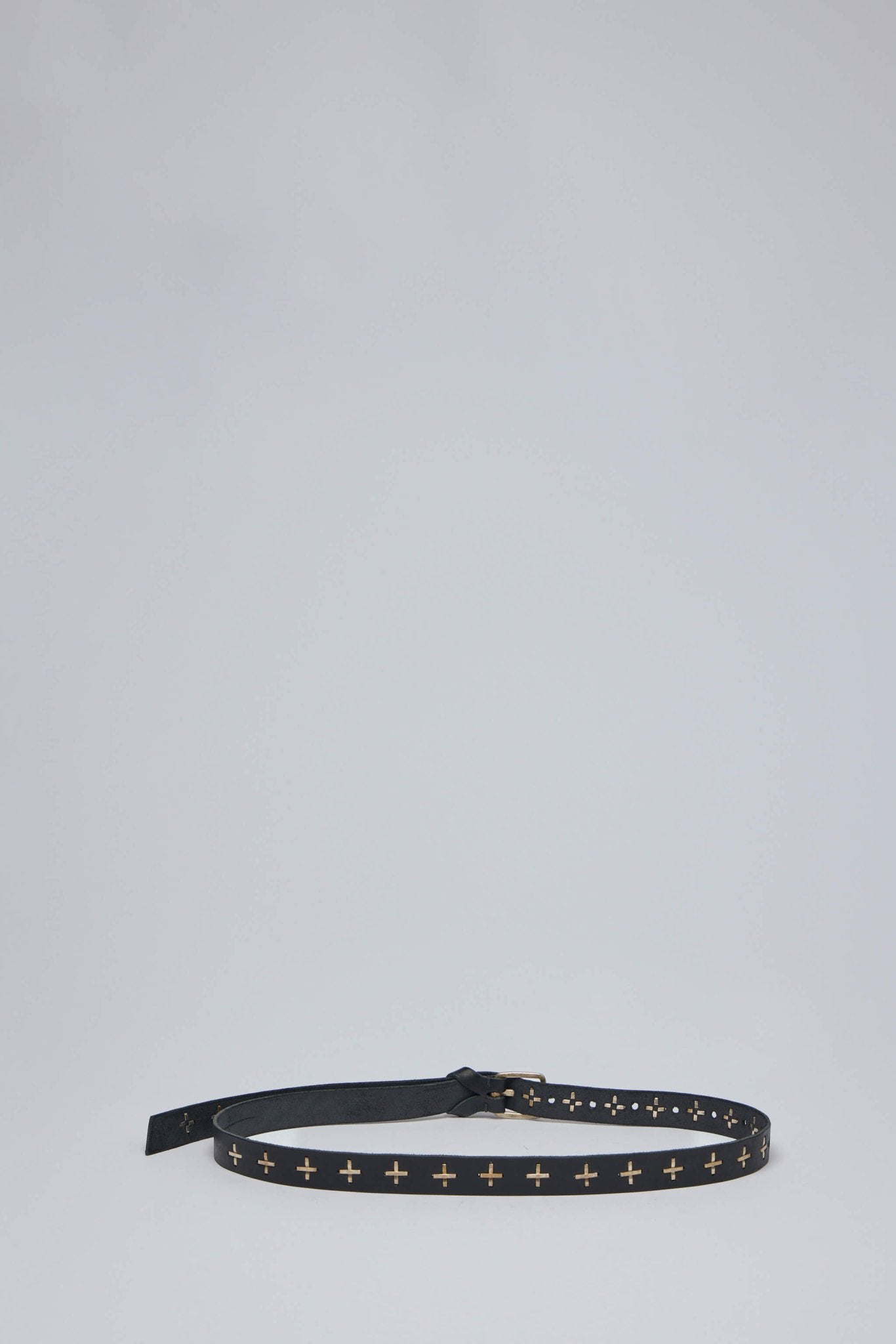 Studded Q Buckle Med Belt