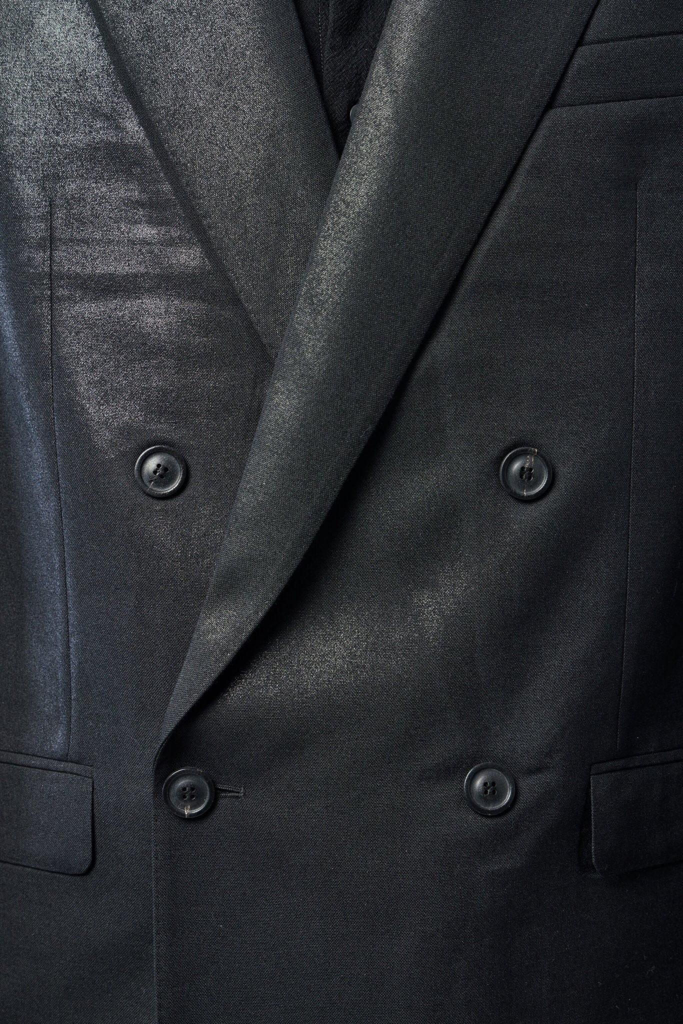 Foiled Wool Blazer