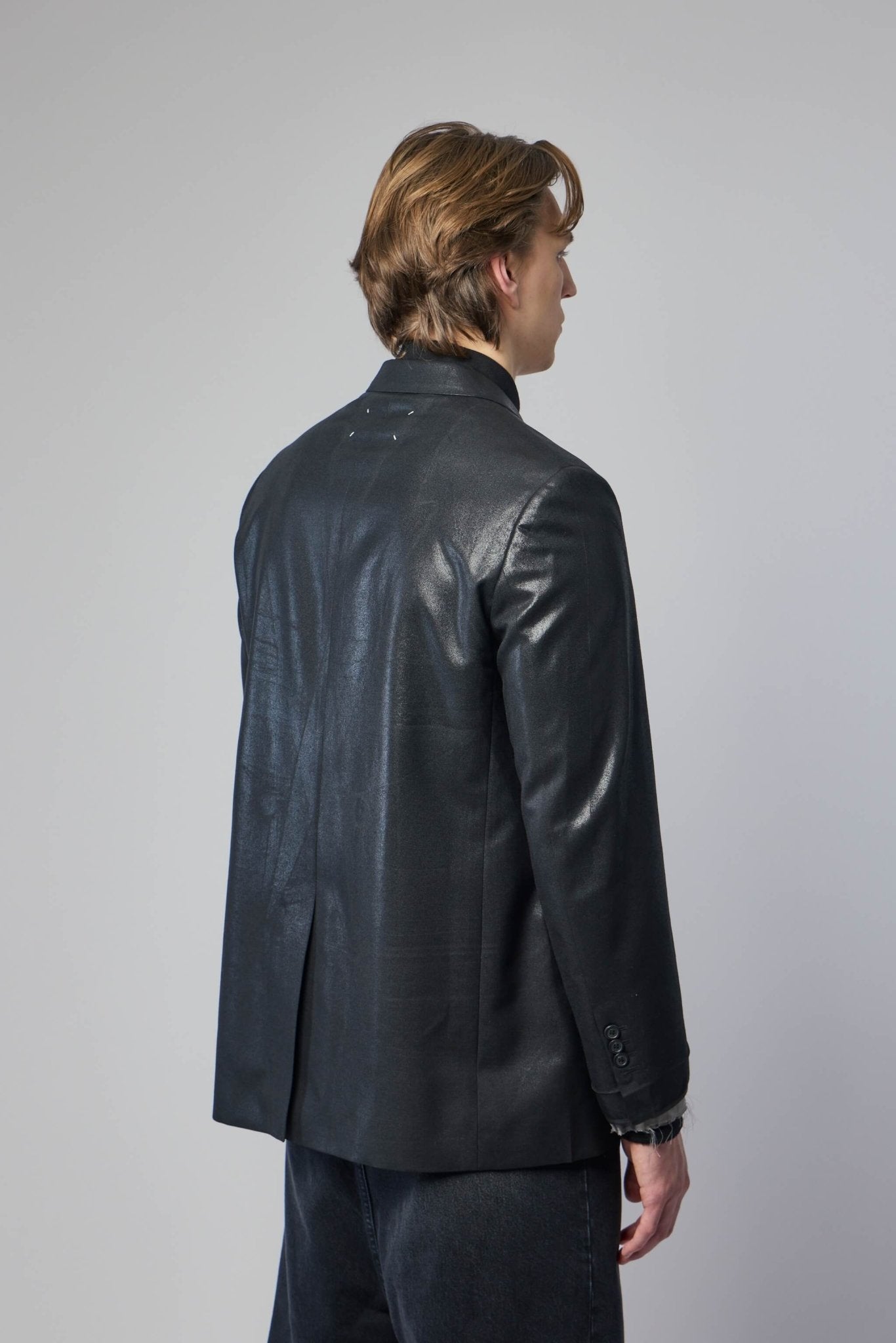 Foiled Wool Blazer