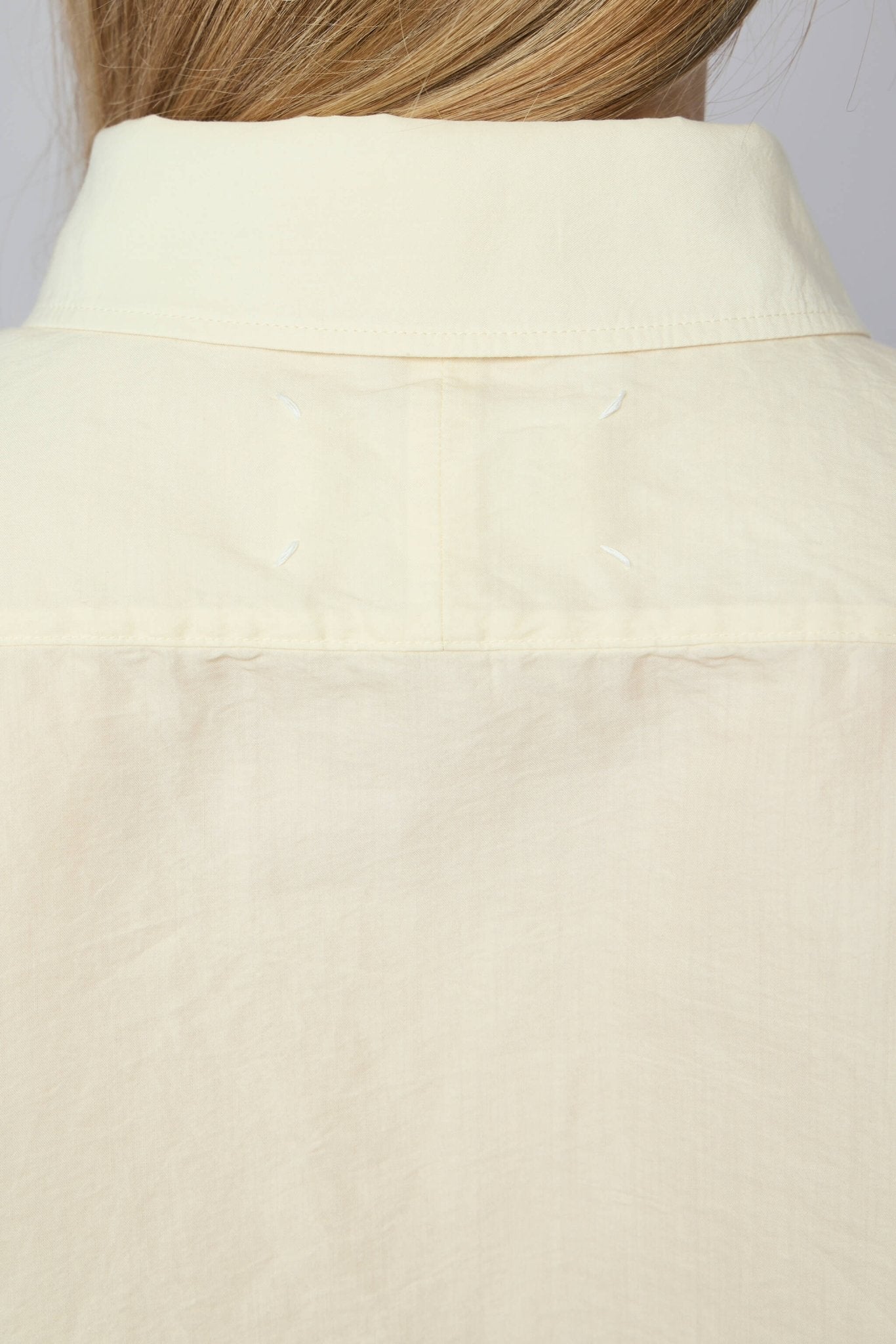 Tie-waist Silk Cotton Shirt