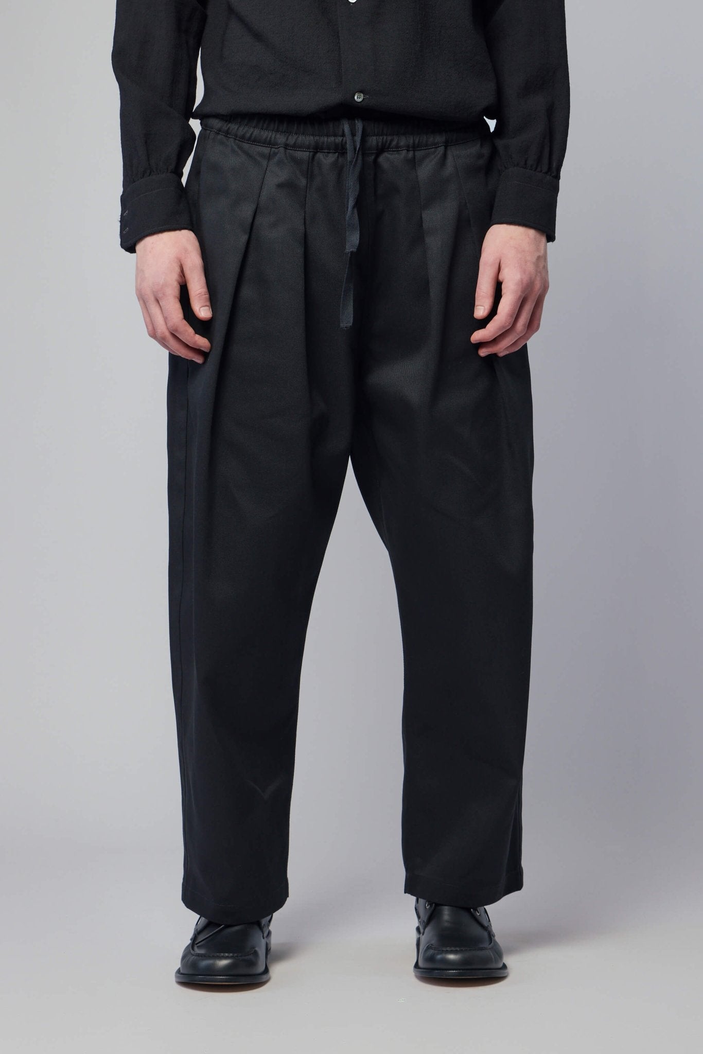 Pleated Wide-leg Pants