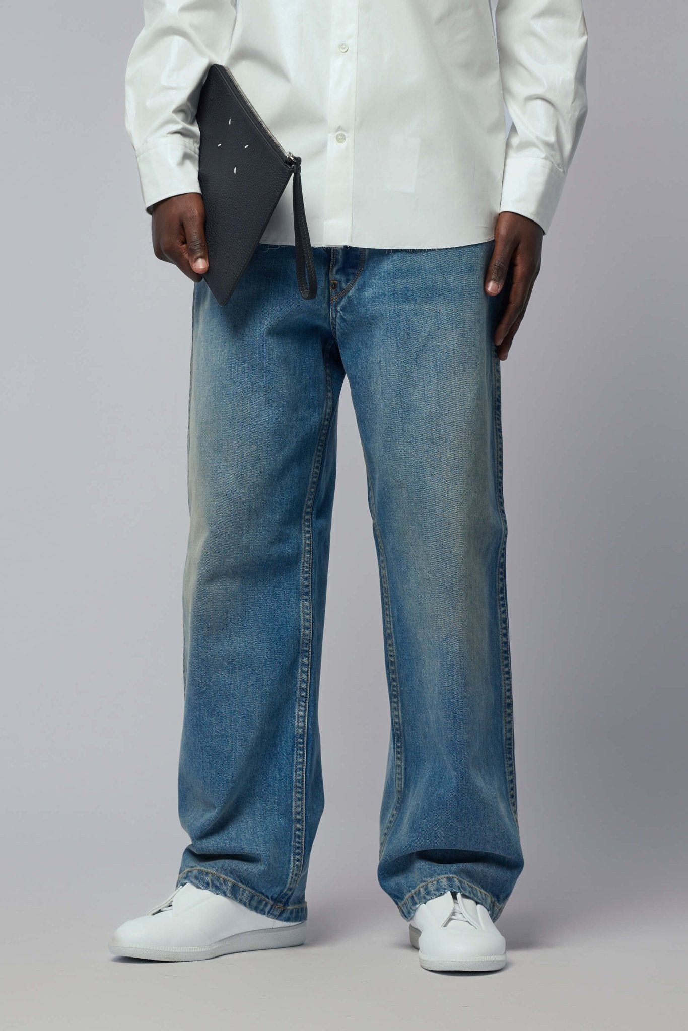 Straight Leg Cropped Jeans
