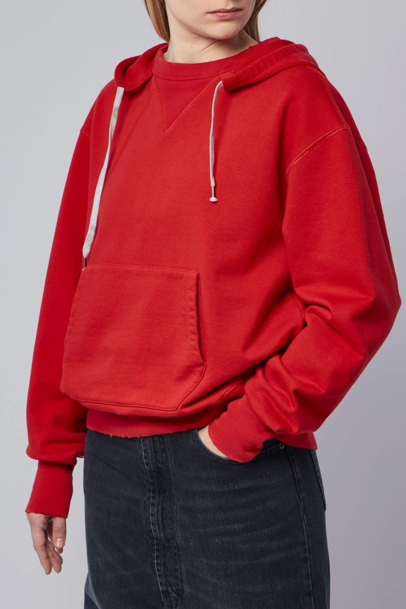 Cotton Hooded Sweatshirt