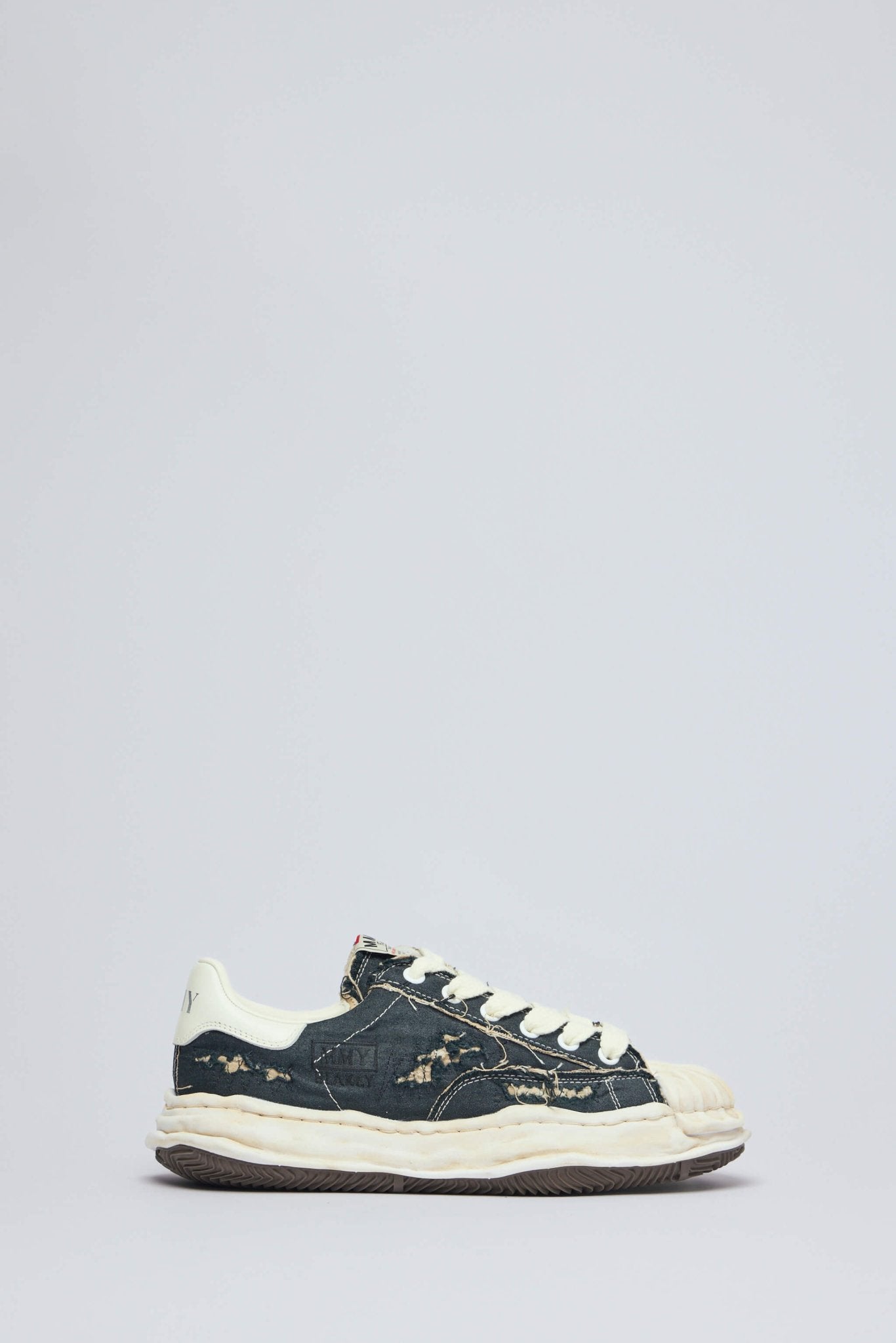 Og Sole Ripped Overdye Canvas Low-top Sneaker