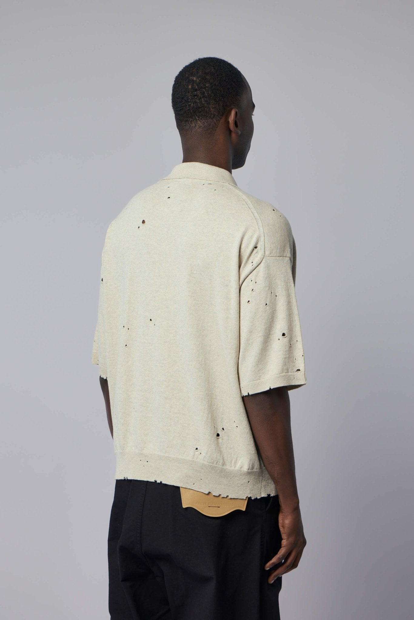 Distressed Knit Tee