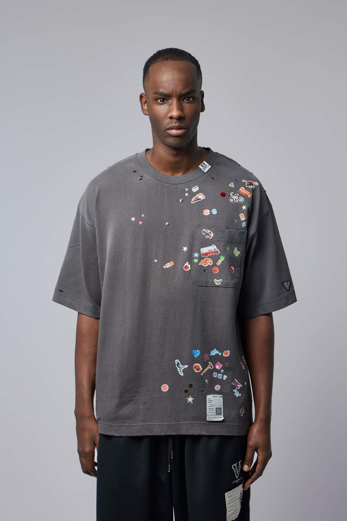 Sticker Print T-shirt