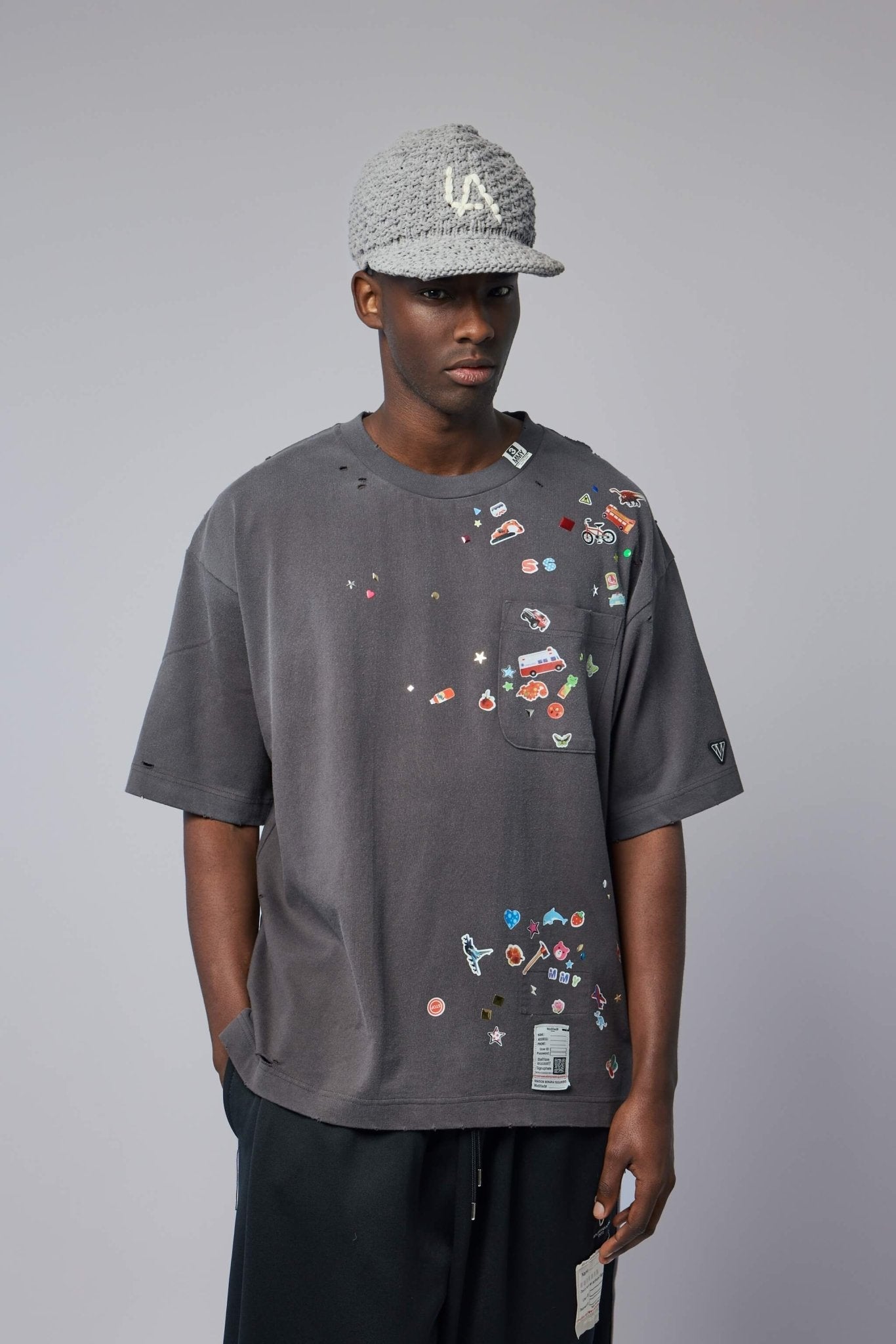 Sticker Print T-shirt